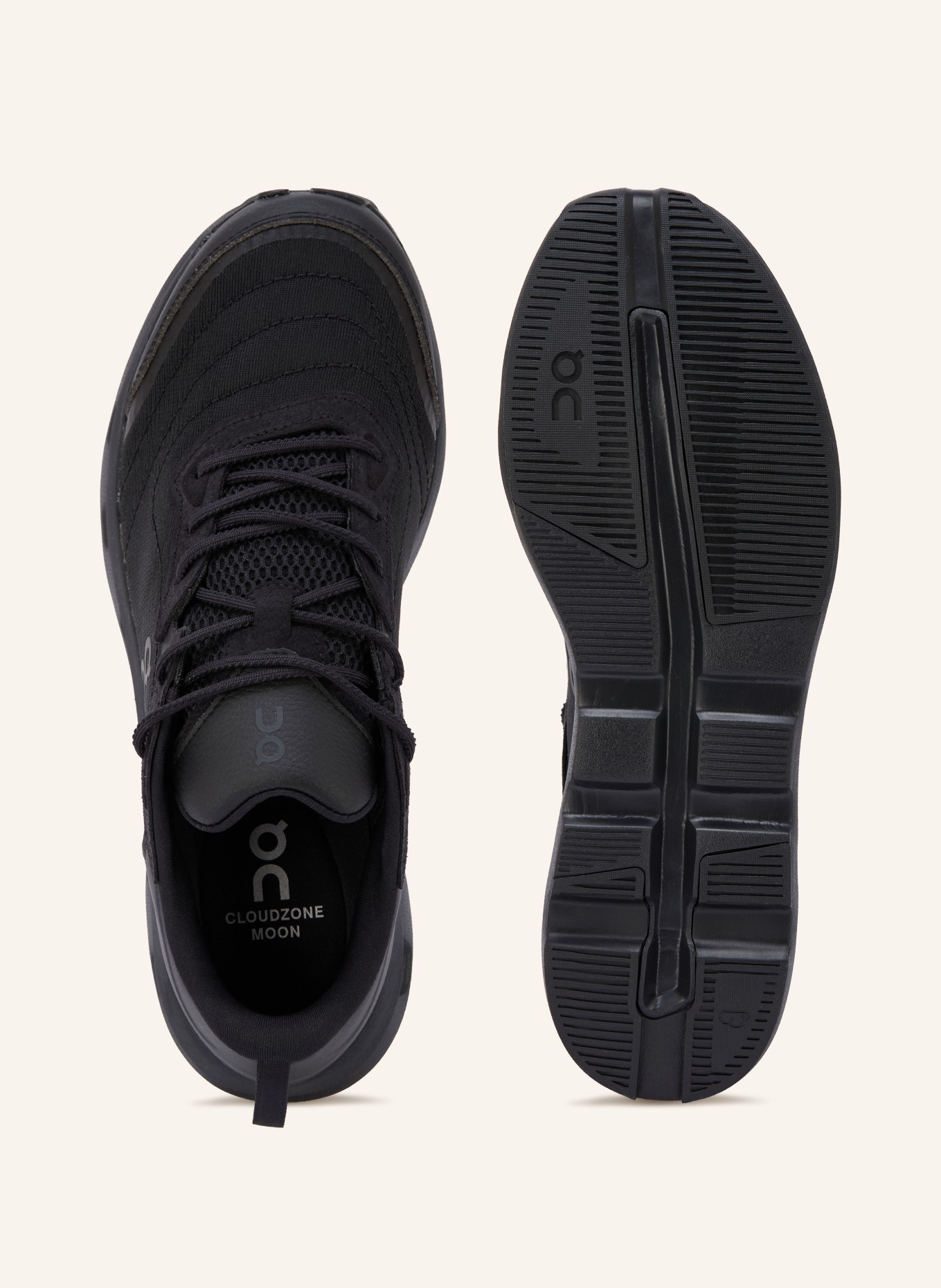 On Sneakers CLOUDZONE MOON: ZWART