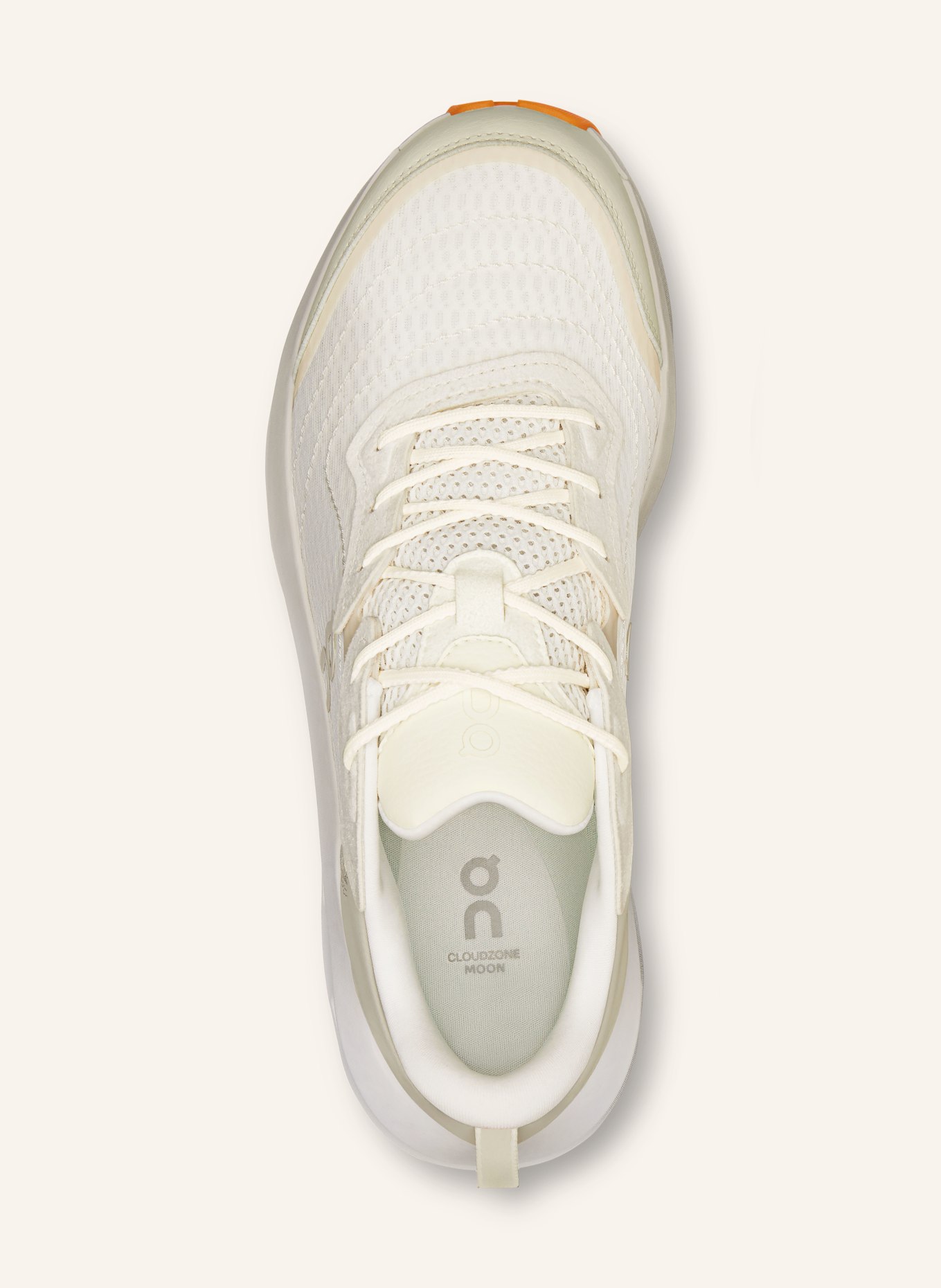 On Sneakersy CLOUDZONE MOON: KREMOWY