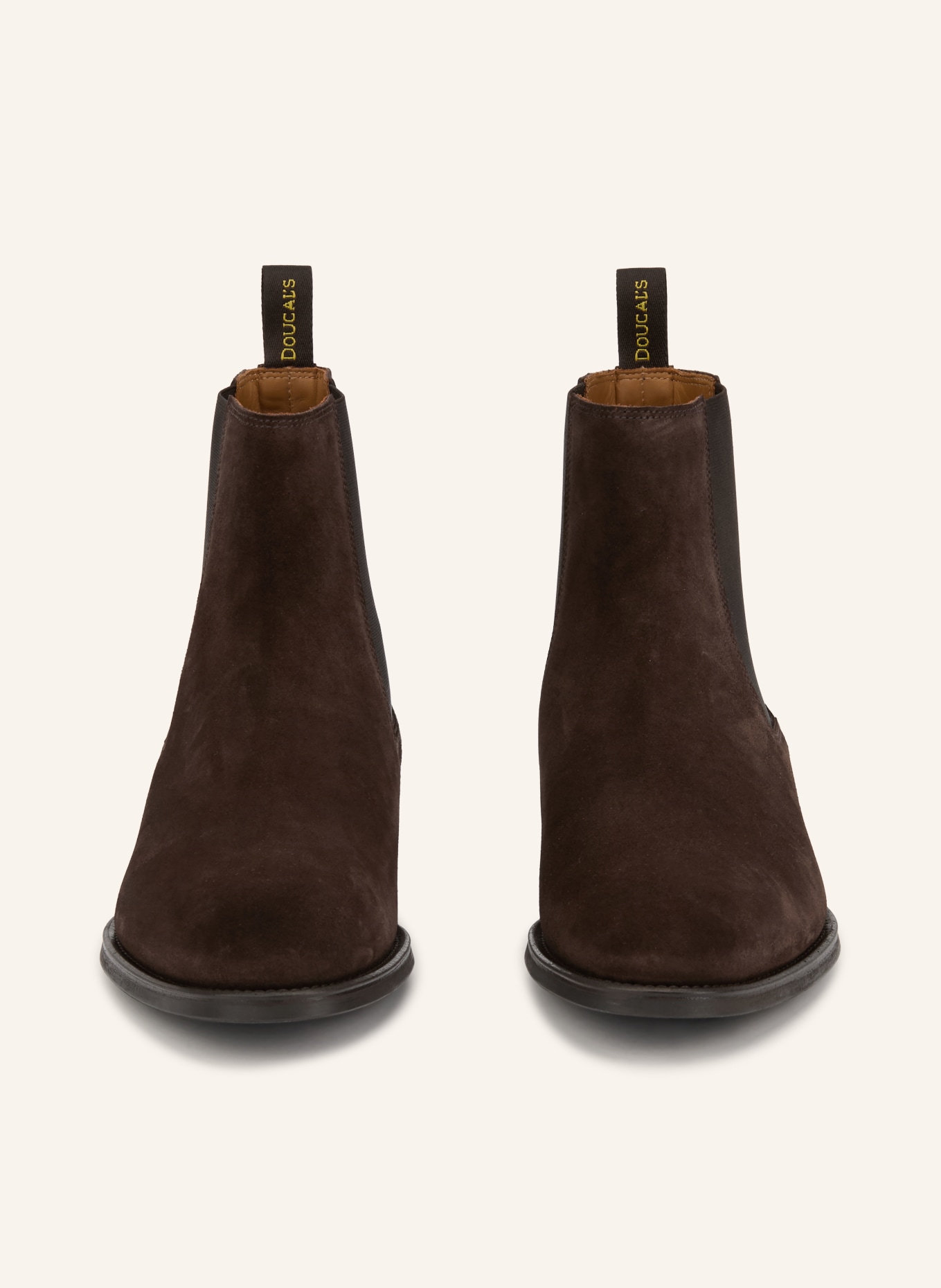 DOUCAL'S VISONE Chelsea boots: DARK BROWN / BLACK