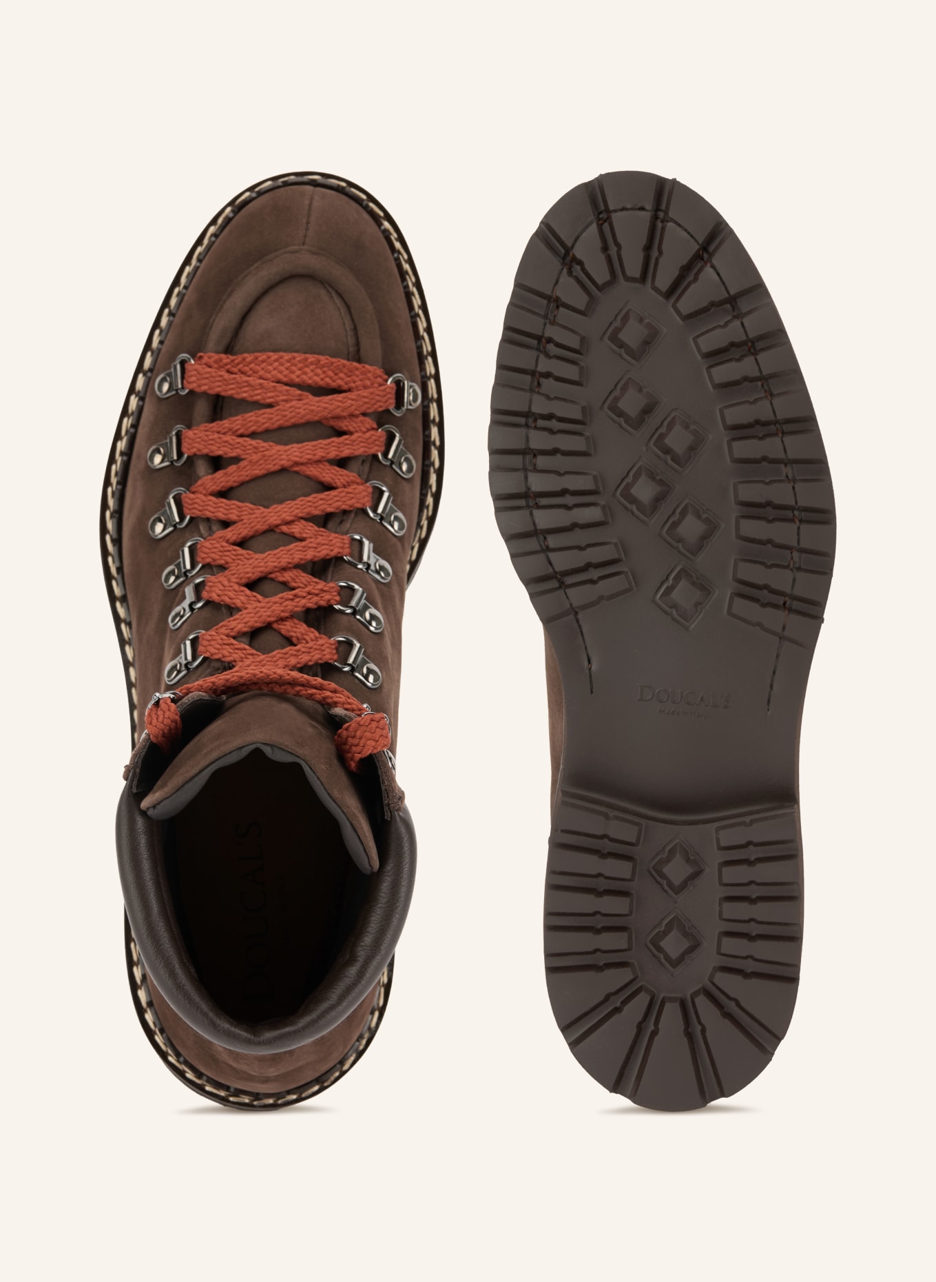 DOUCAL'S Veterboots: MARRON FONCÉ / ZILVER