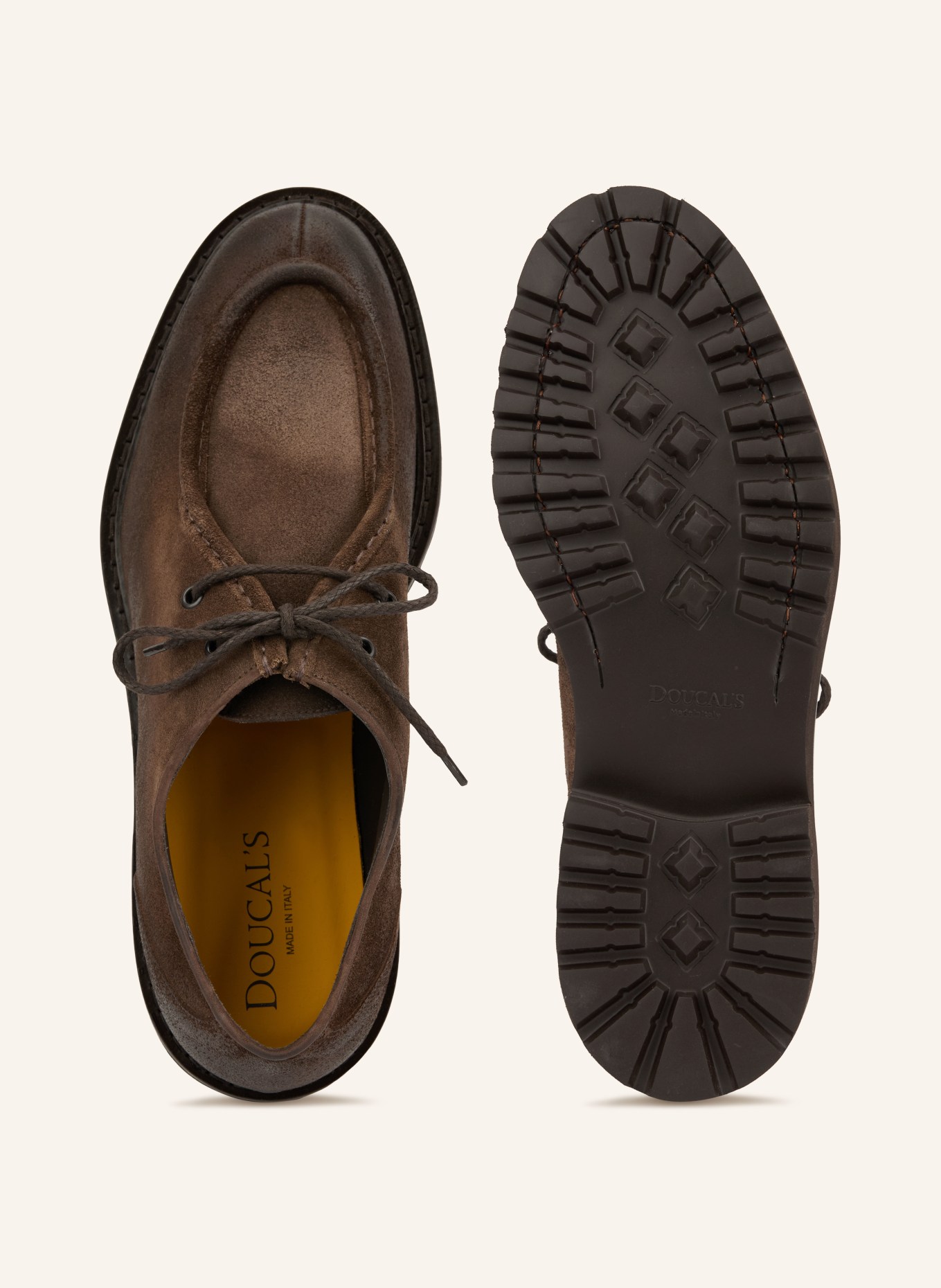 DOUCAL'S Lace-up shoes COMMANDER: DARK BROWN