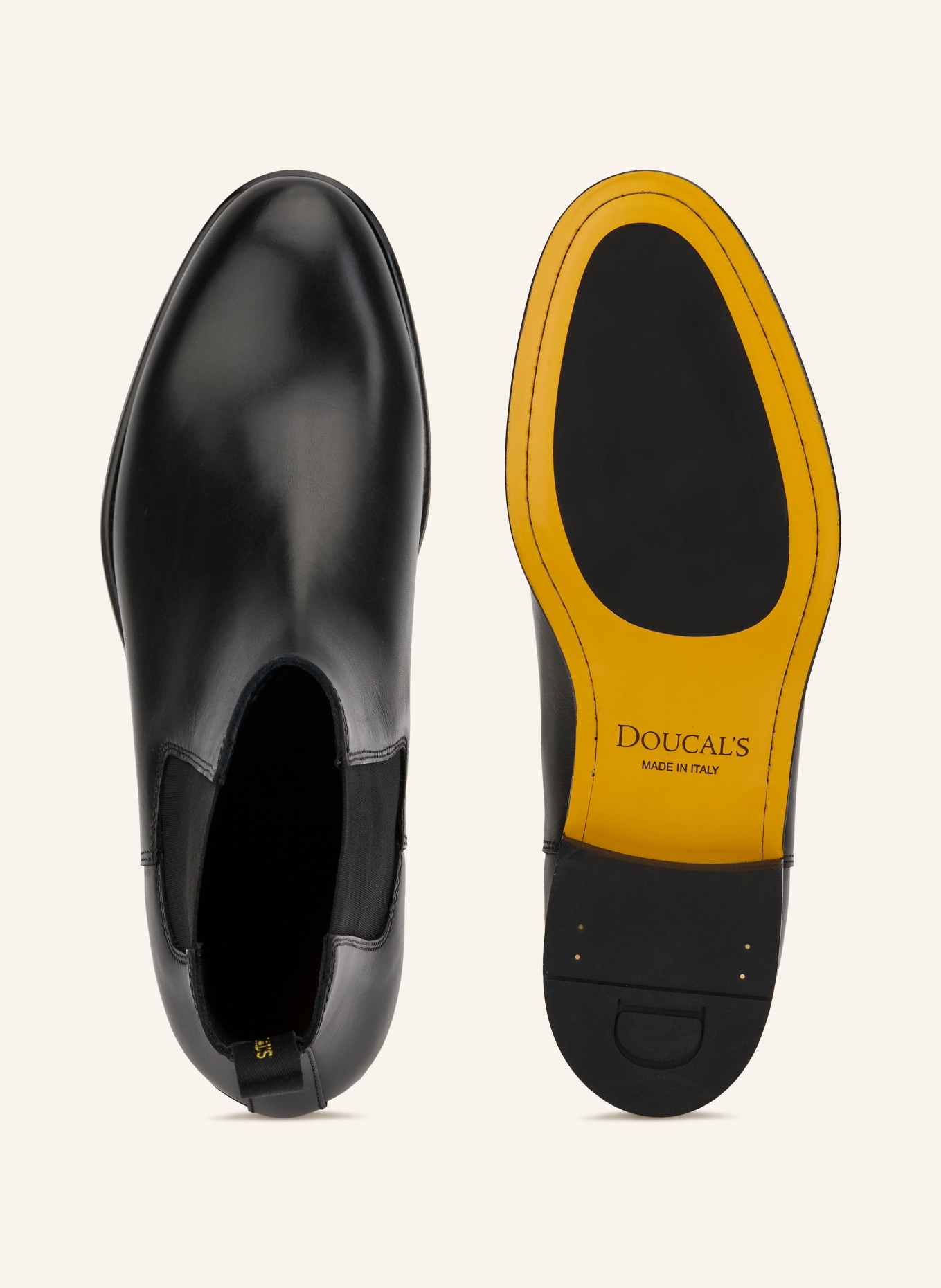 DOUCAL'S DECO Chelsea boots: BLACK