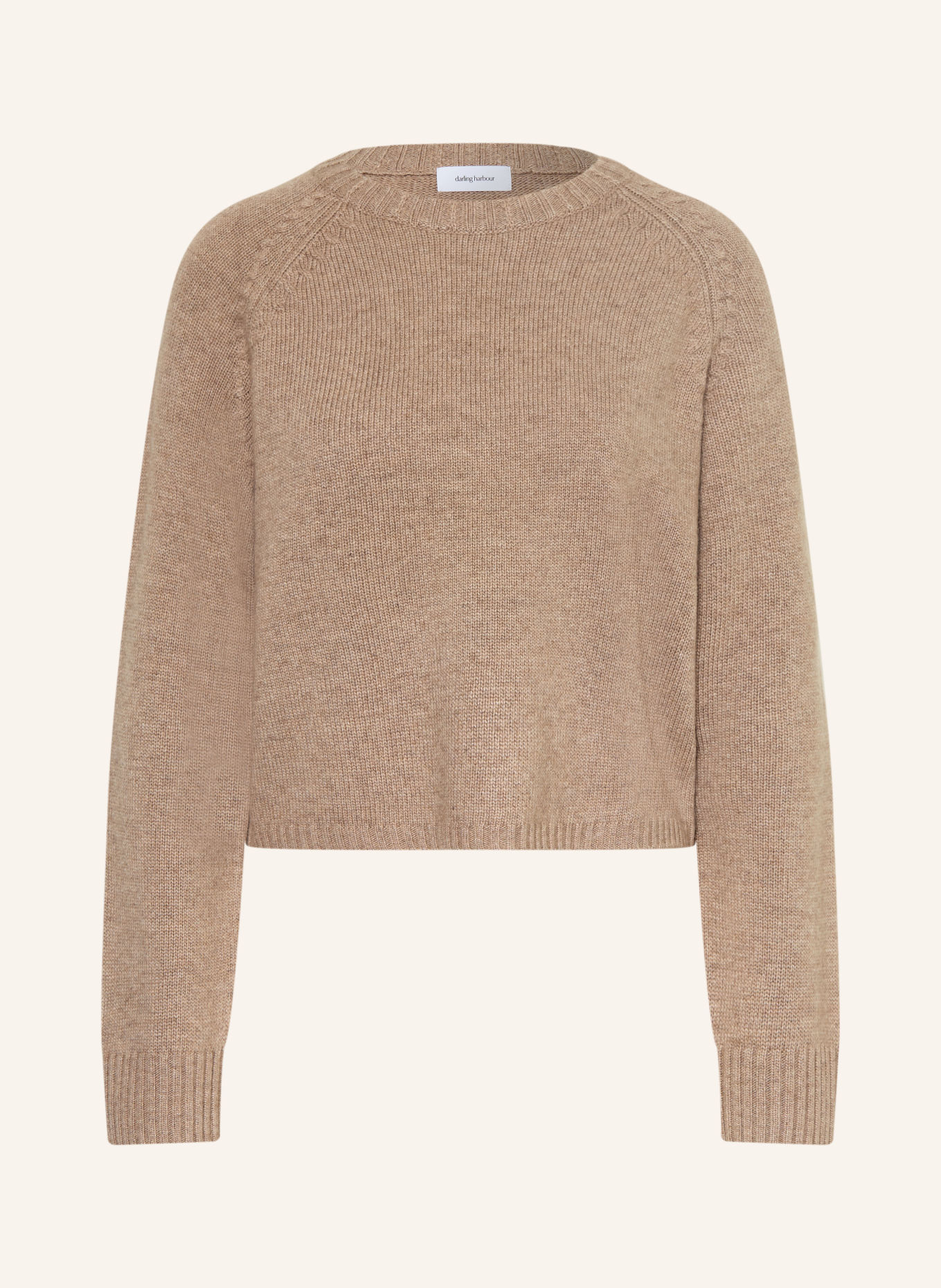darling harbour Pullover: Taupe Melange / Grey Melange