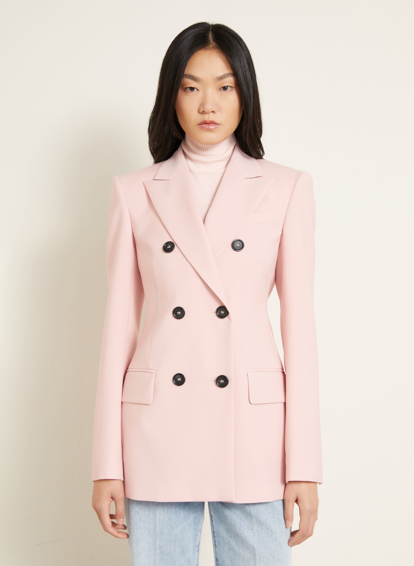 SPORTMAX Longblazer ADAMO: ROSA