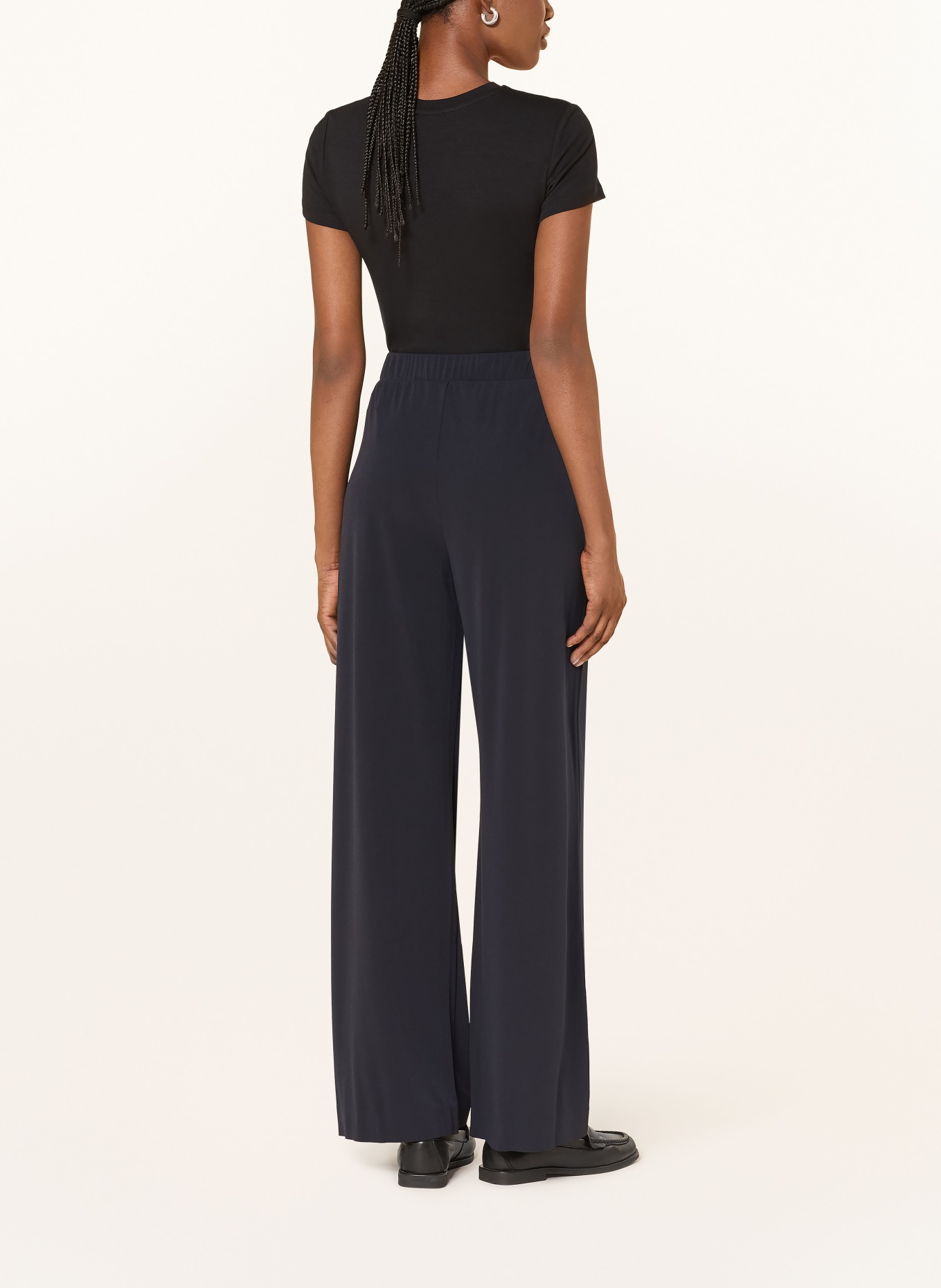 MM by Max Mara Hose EDOTTO im Jogging-Stil: DUNKELBLAU