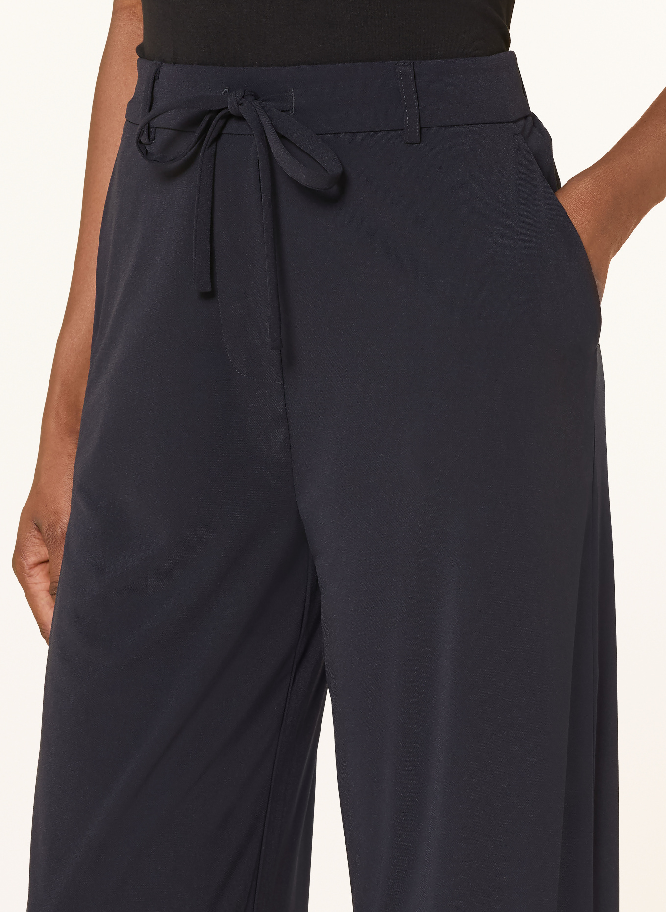 MM by Max Mara Hose EDOTTO im Jogging-Stil: DUNKELBLAU