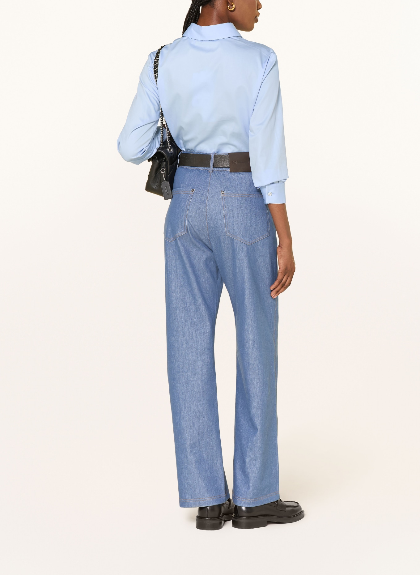 MM by Max Mara Košilová halenka FIACRE: TMAVĚ MODRÁ
