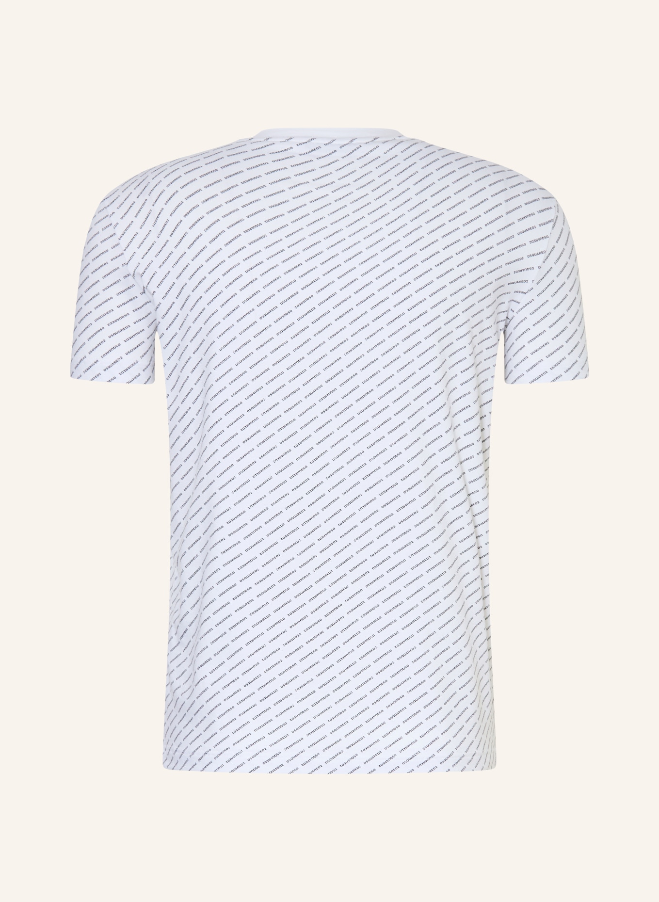 DSQUARED2 T-shirt: WIT / ZWART