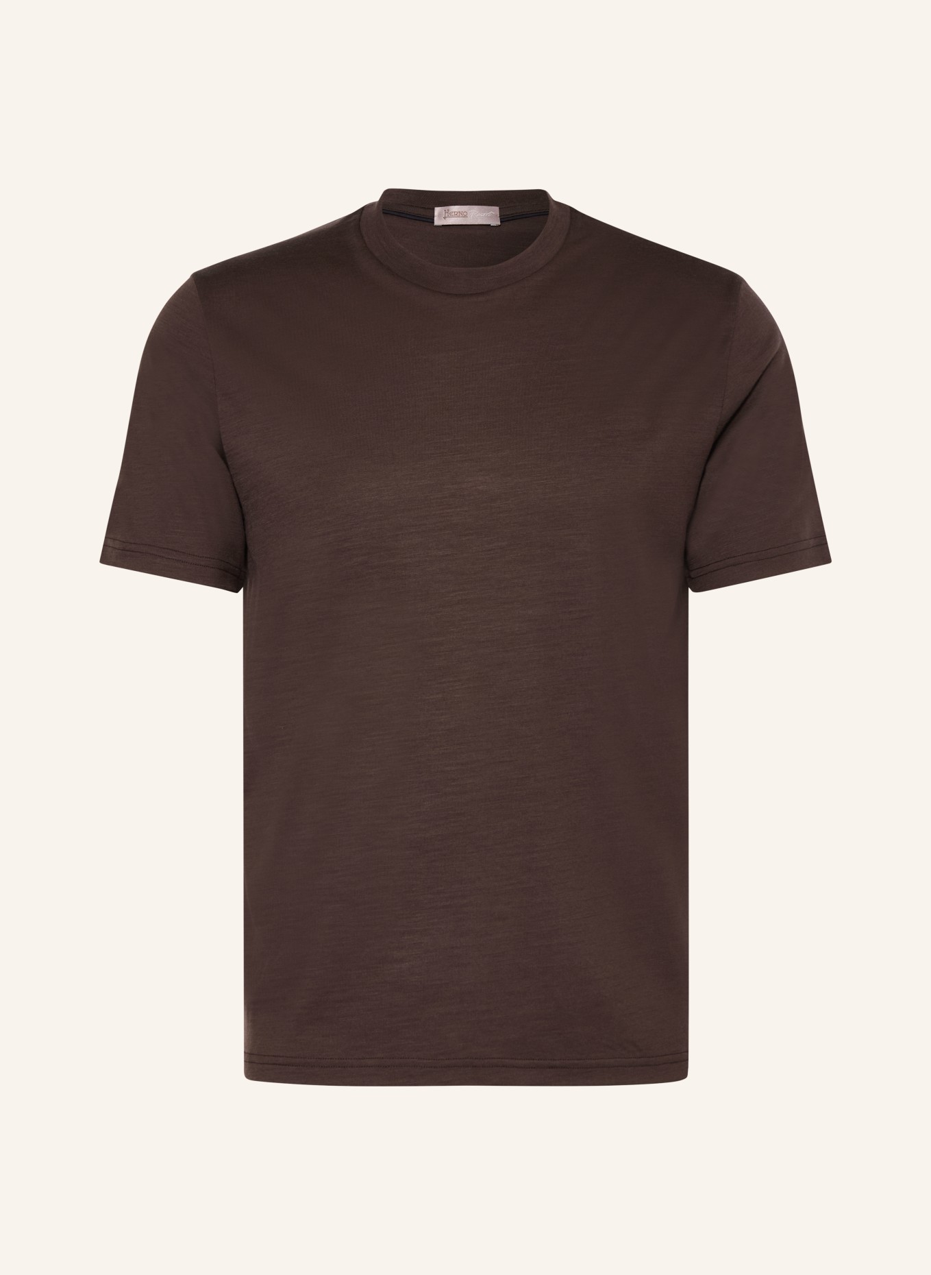 HERNO T-shirt: DARK BROWN