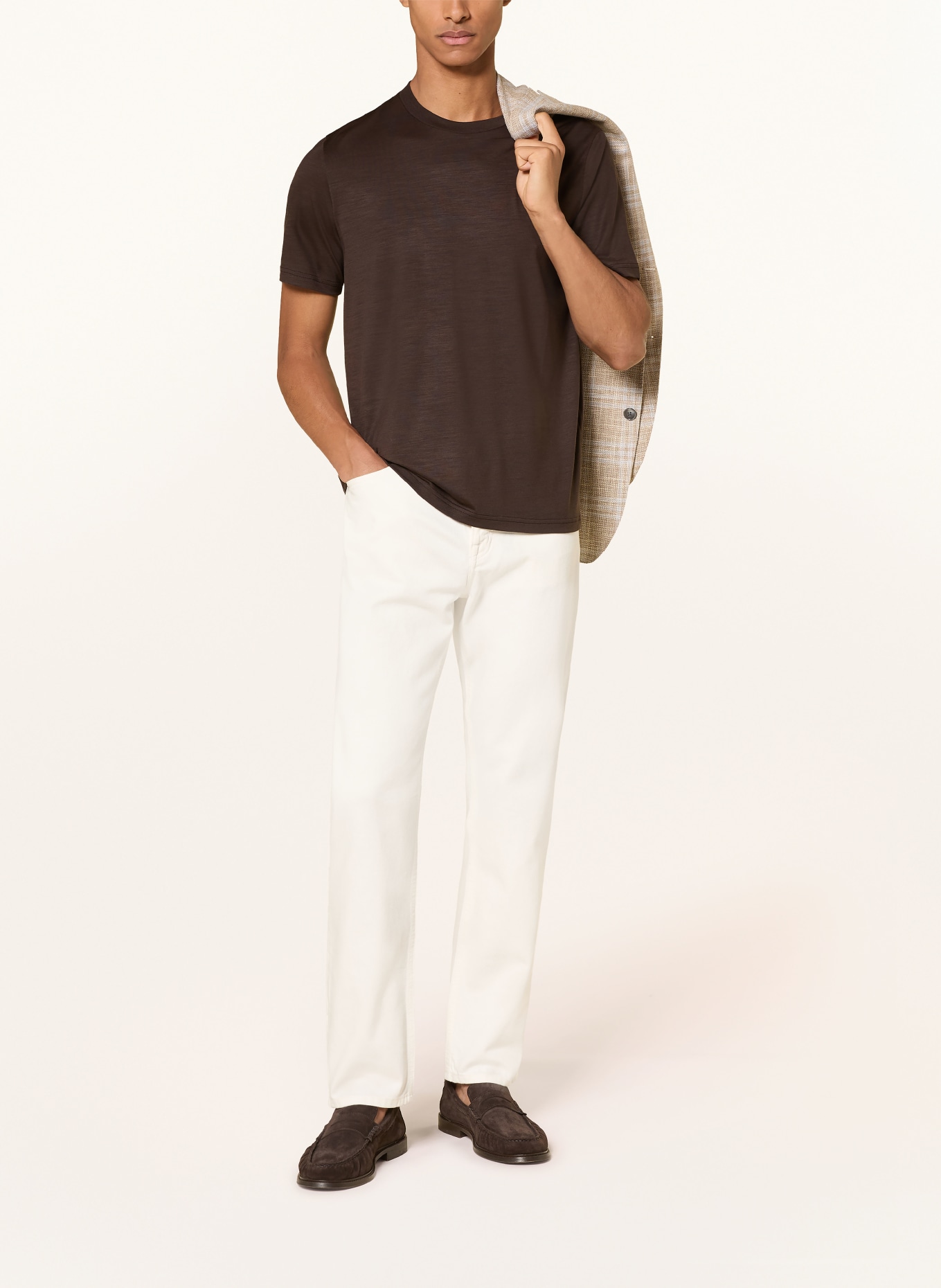 HERNO T-shirt: DARK BROWN