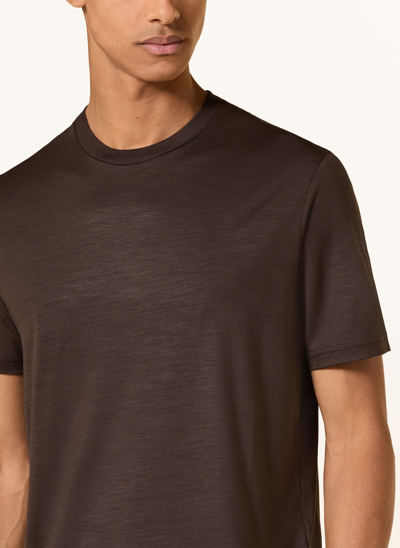HERNO T-shirt: DARK BROWN