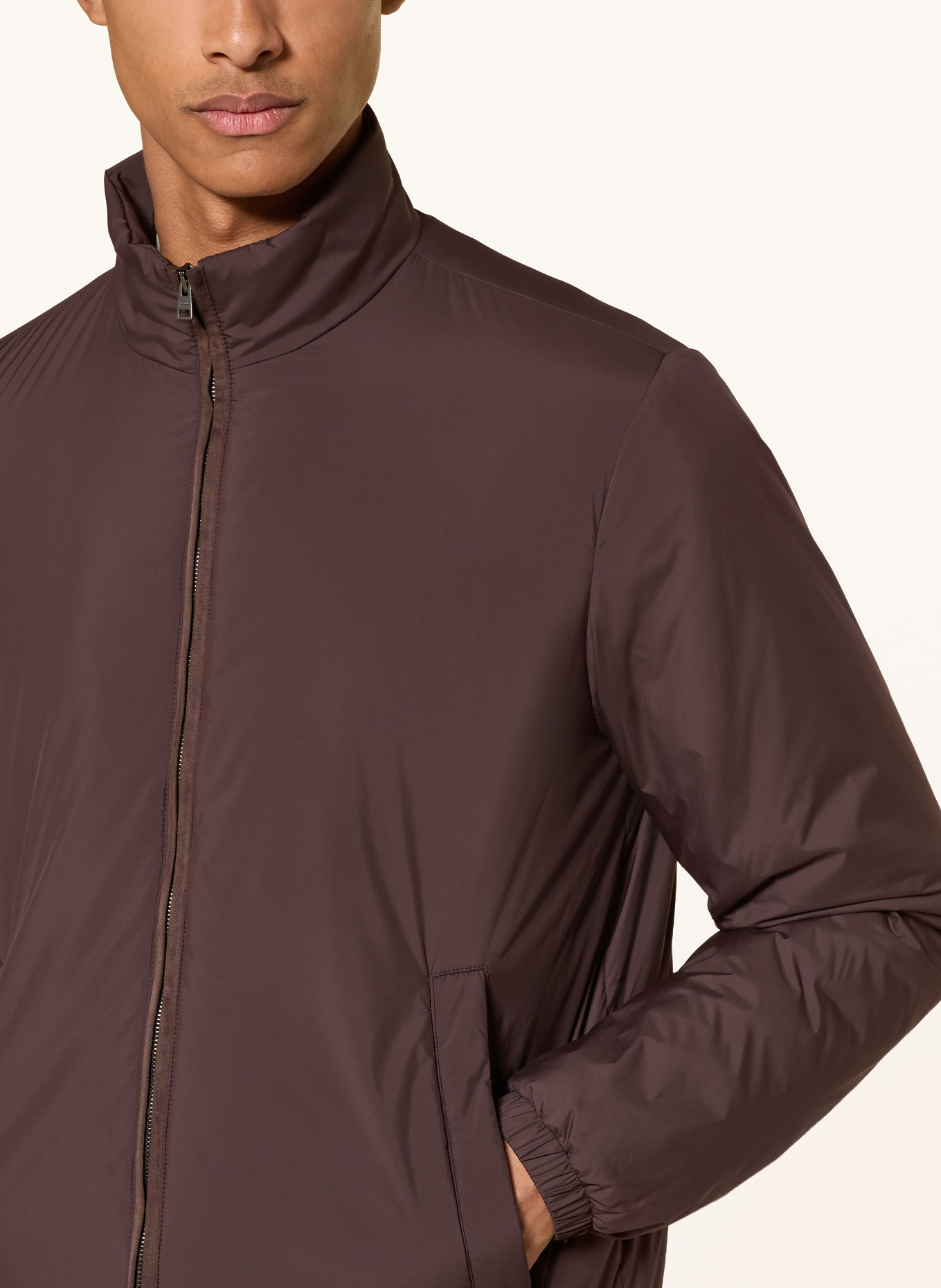 HERNO Kurtka typu blouson: CIEMNOBRĄZOWY