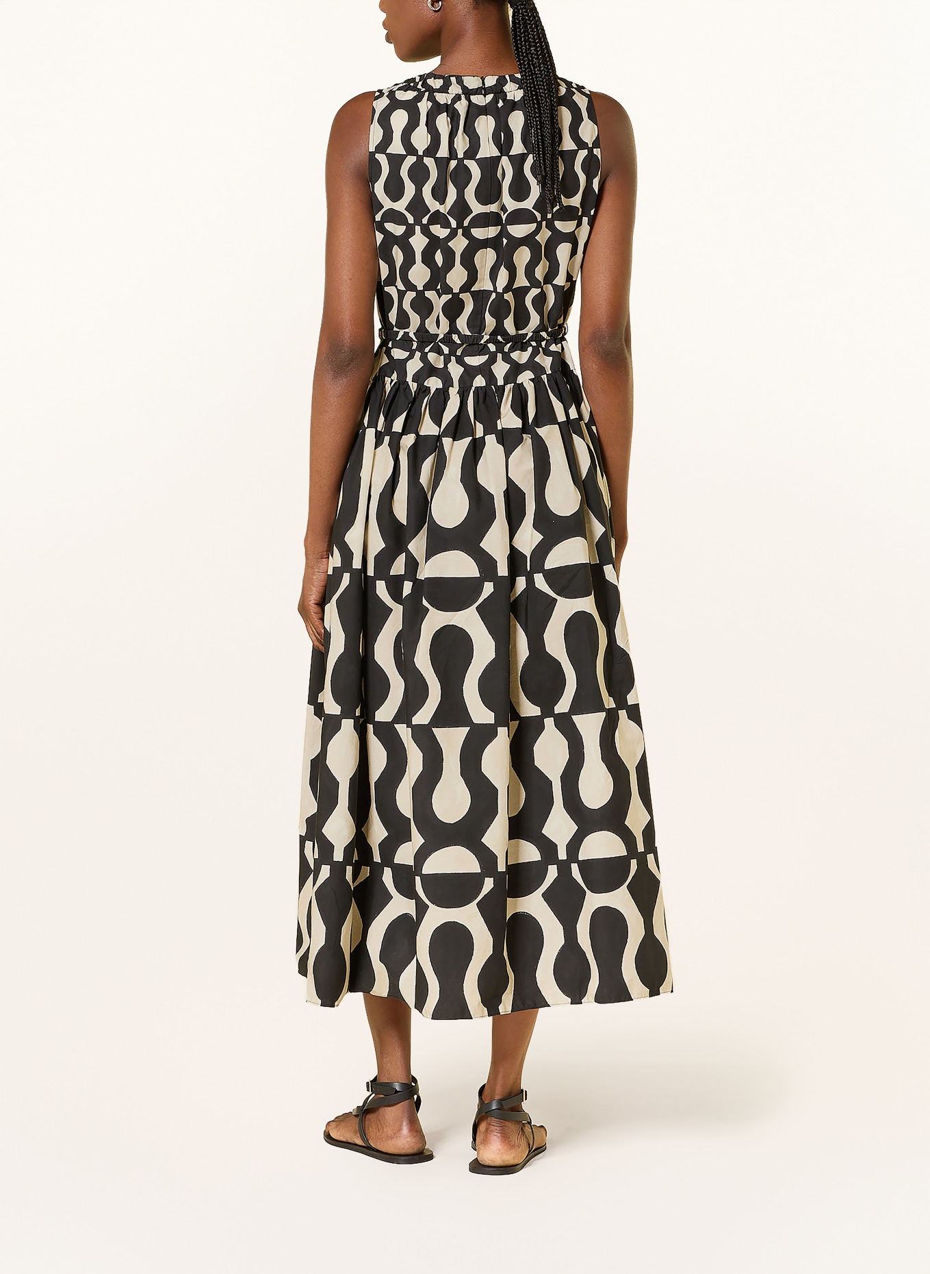 S Max Mara Kleid STMSALATO: SCHWARZ / CREME