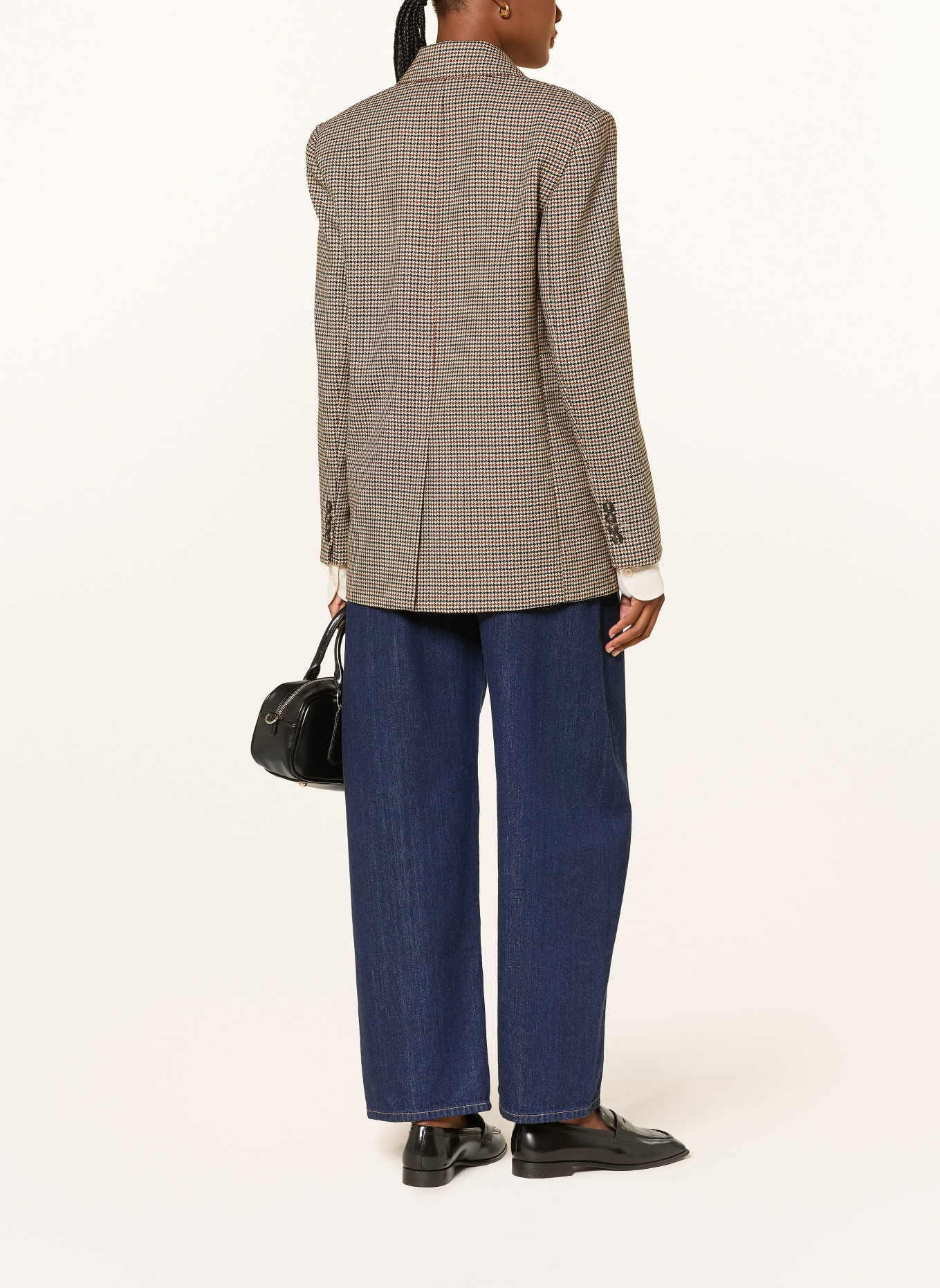 Max Mara STUDIO Blazer long ALICE: BEIGE / MARRON / NOIR