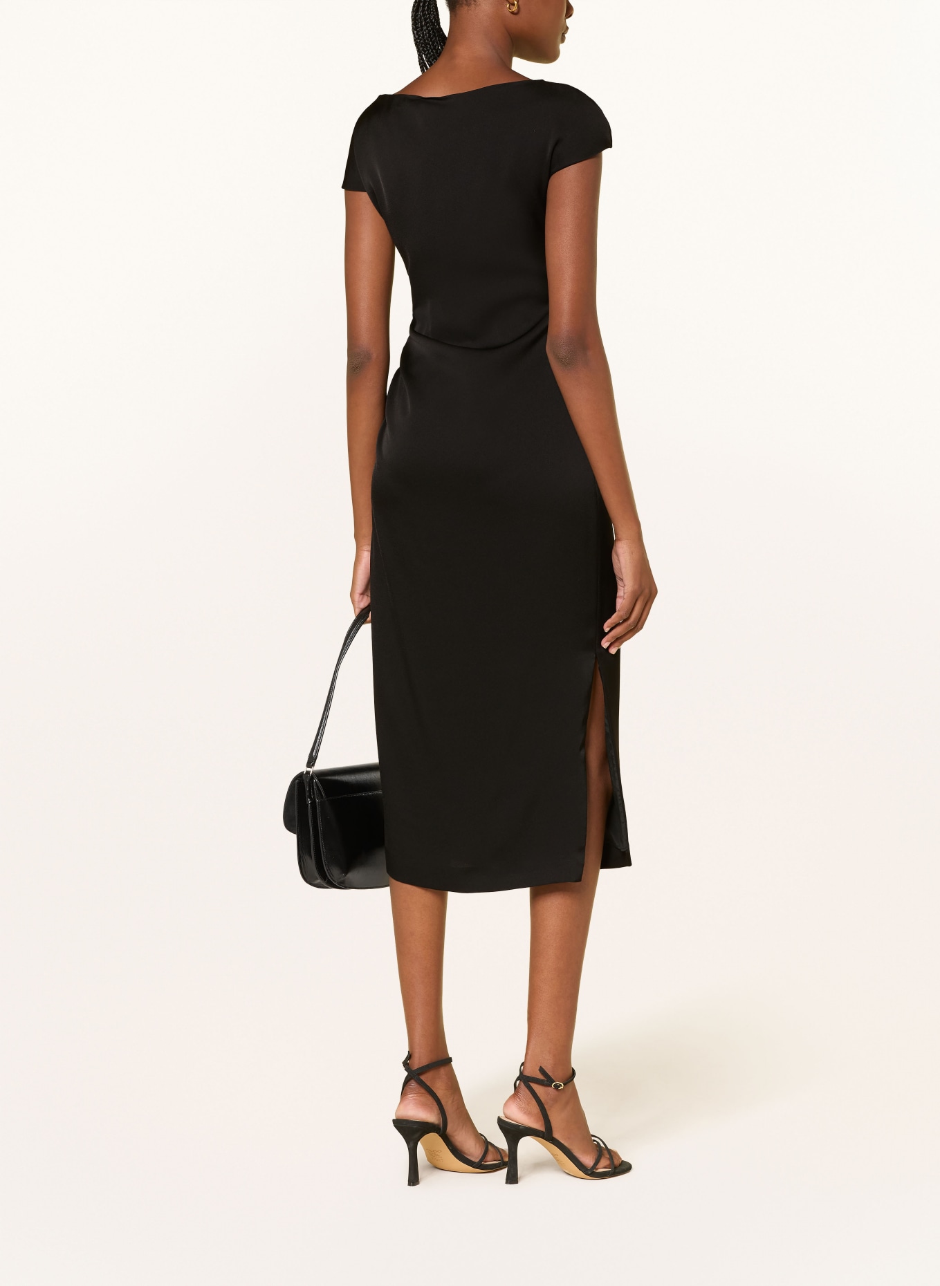 Max Mara STUDIO Cocktailjurk AUSTERO: ZWART