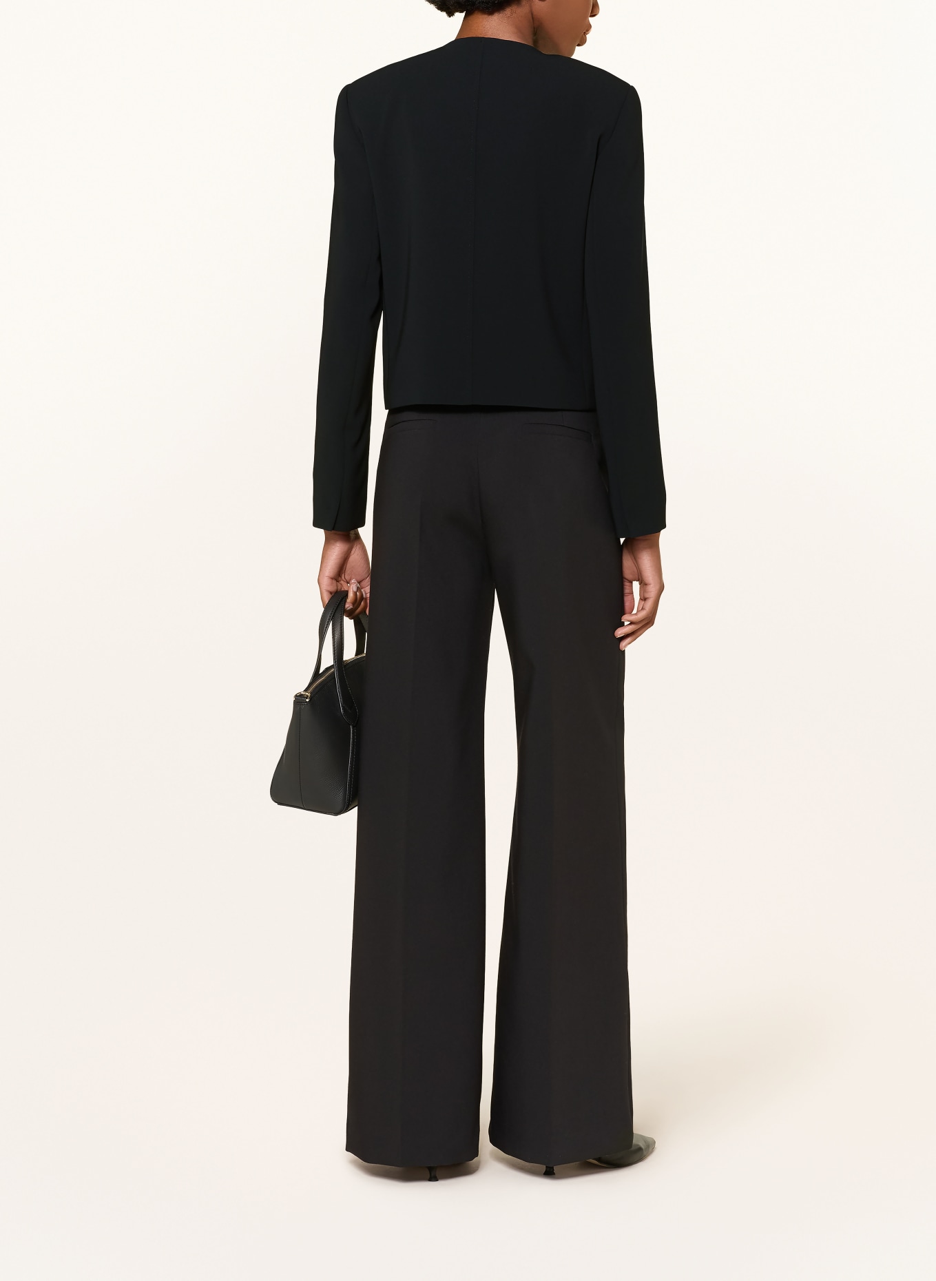 Max Mara STUDIO Kastenjacke PANIERE: SCHWARZ