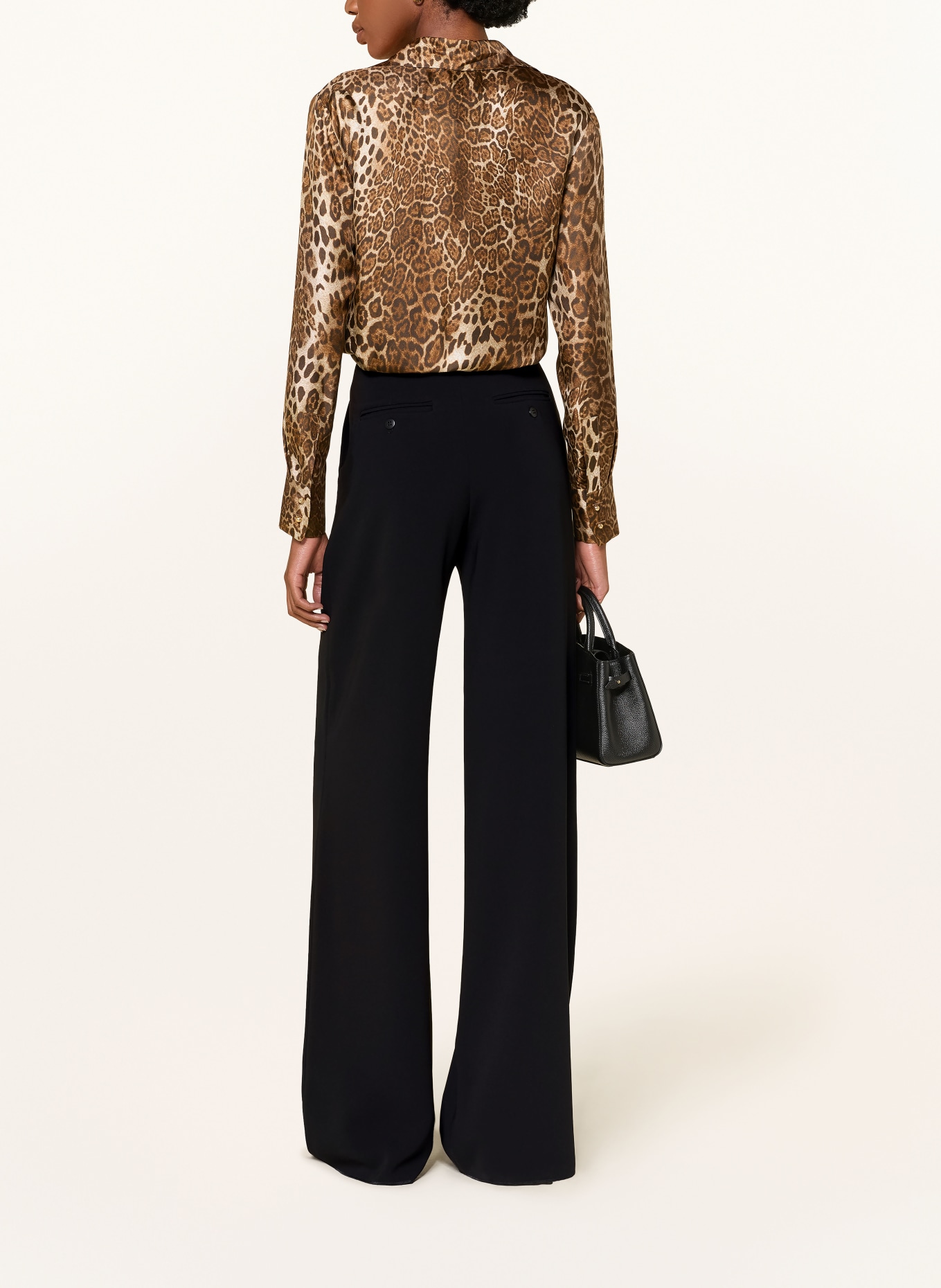 Max Mara STUDIO Marlene kalhoty AMICO: ČERNÁ