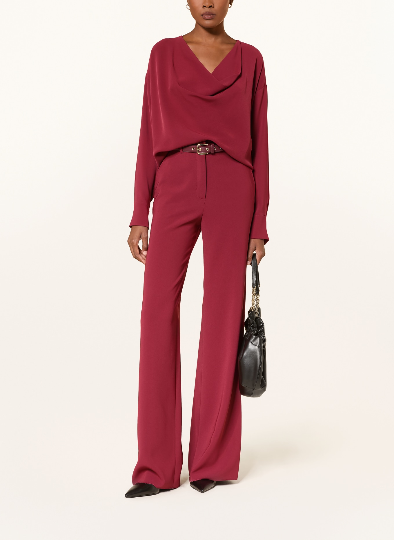 Max Mara STUDIO Marlenehose AMICO: DUNKELROT
