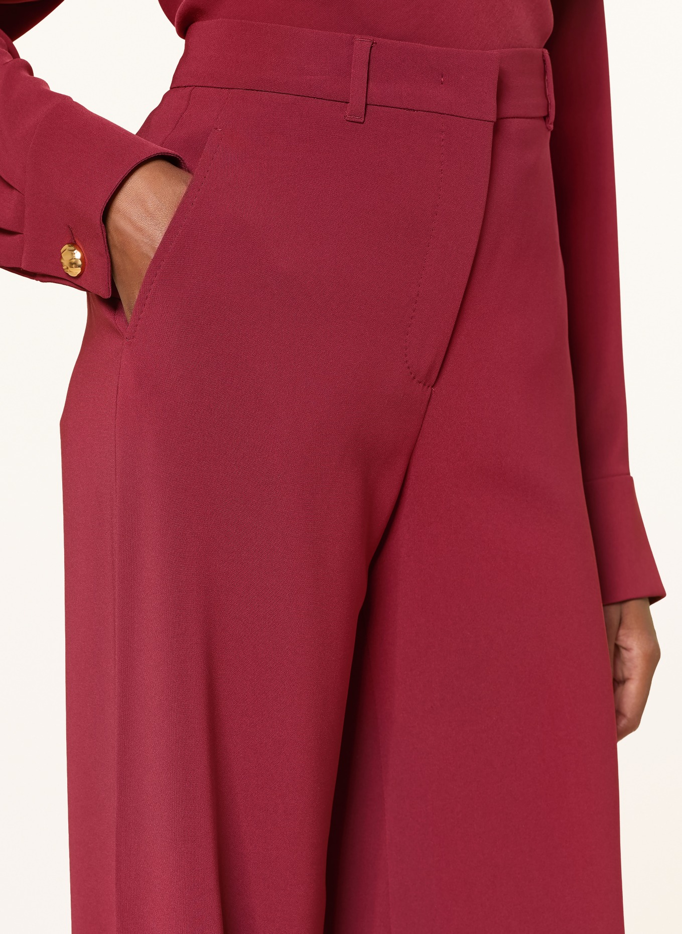 Max Mara STUDIO Marlenehose AMICO: DUNKELROT
