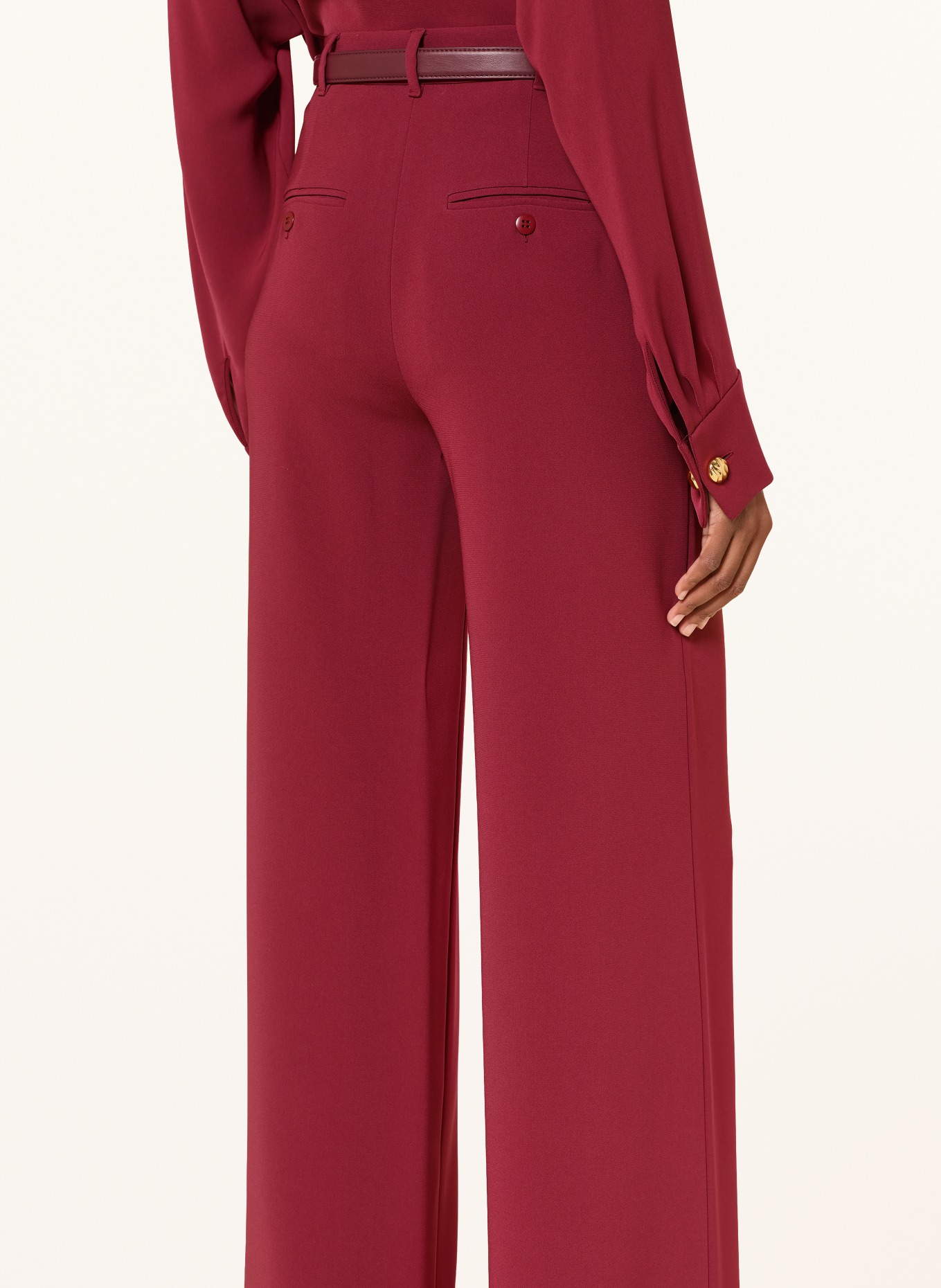 Max Mara STUDIO Marlenehose AMICO: DUNKELROT