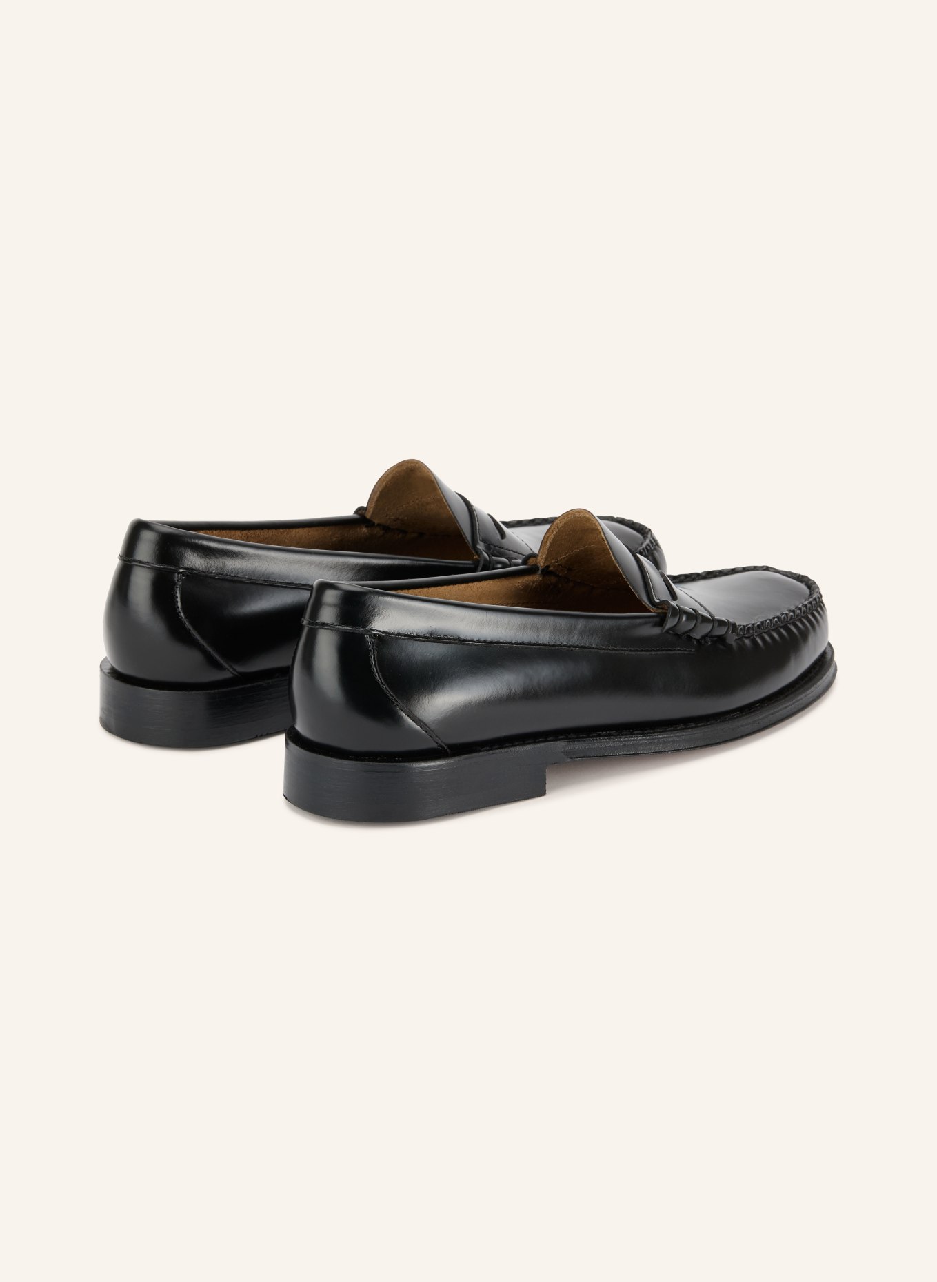 G.H.Bass Pennyloafers WEEJUN HERITAGE: ZWART / GOUD