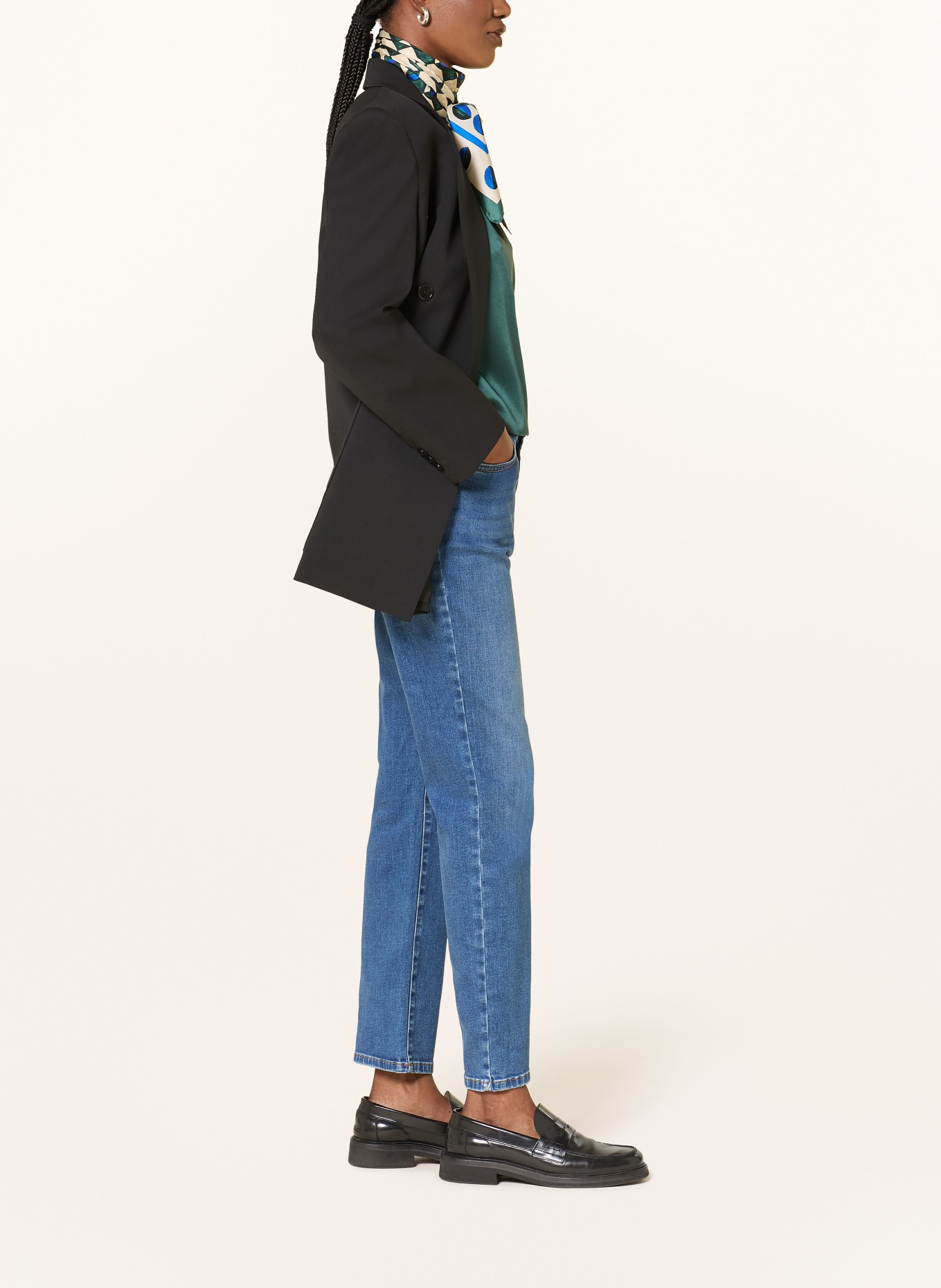 WEEKEND Max Mara Cropped Jeans LANA: 020 NAVY