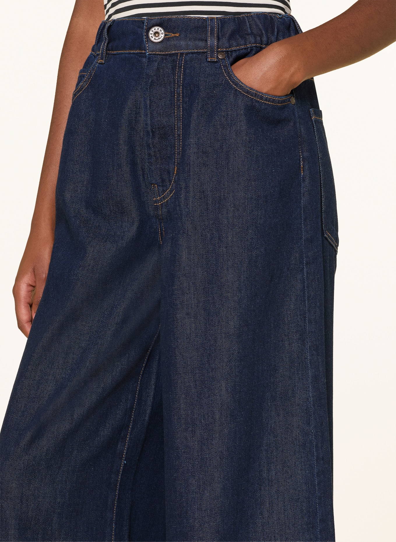WEEKEND Max Mara Wide leg jeans ZATTERA: 001 NAVY