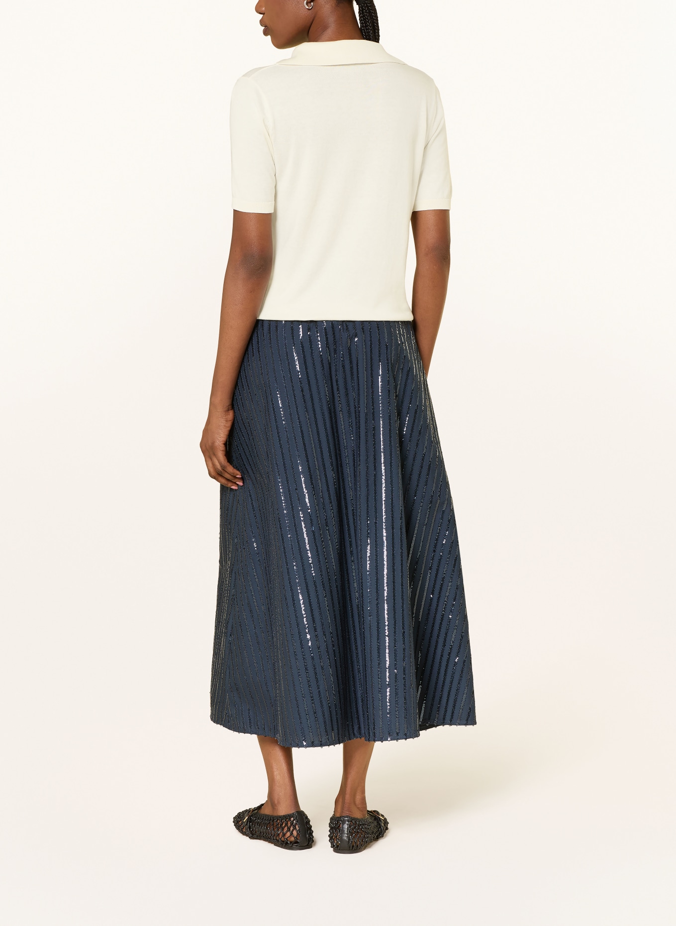 WEEKEND Max Mara Pletené polo tričko RONCOLO s hedvábím: REŽNÁ