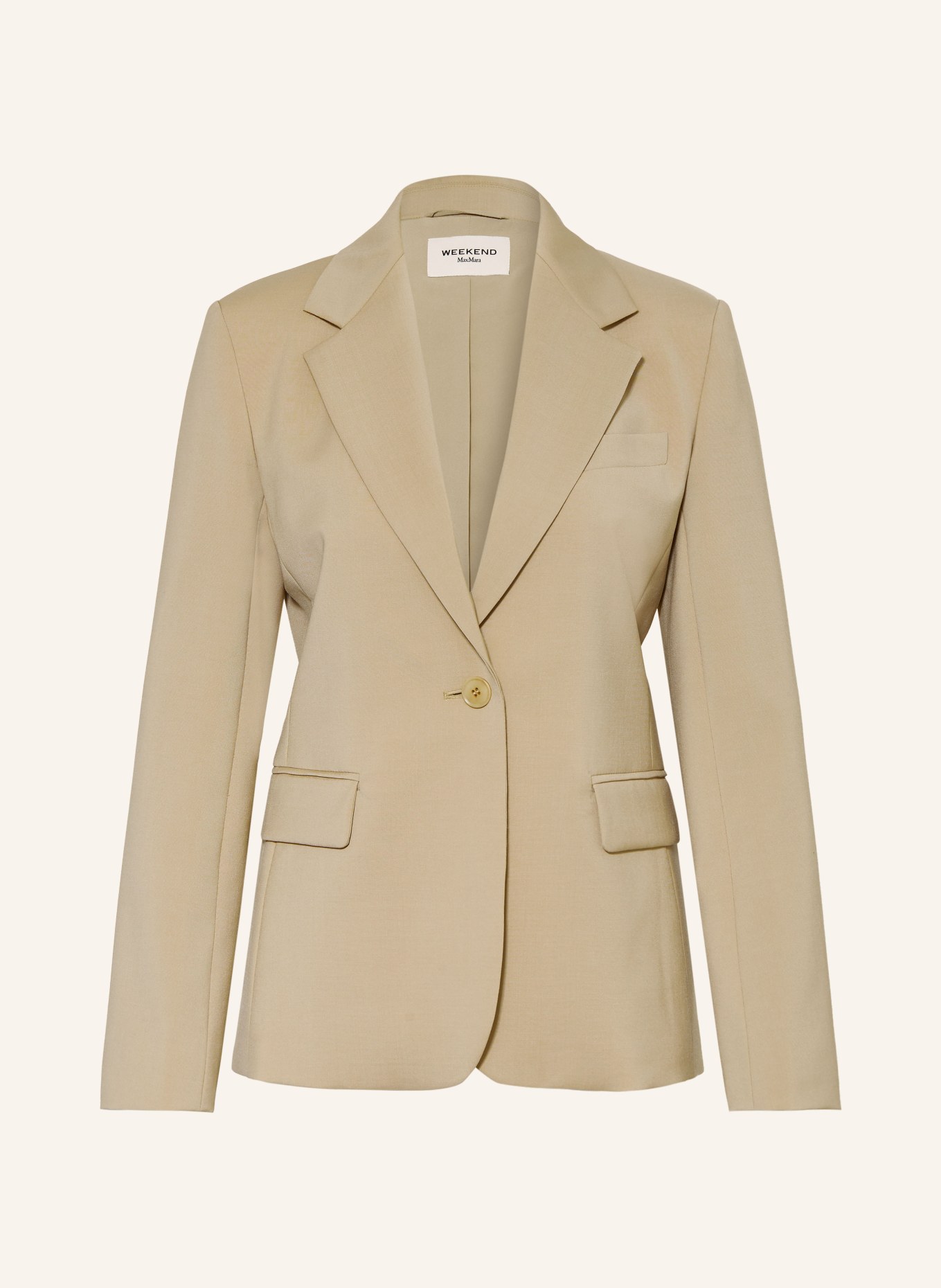 WEEKEND Max Mara Blazer LAMINE: BEIGE