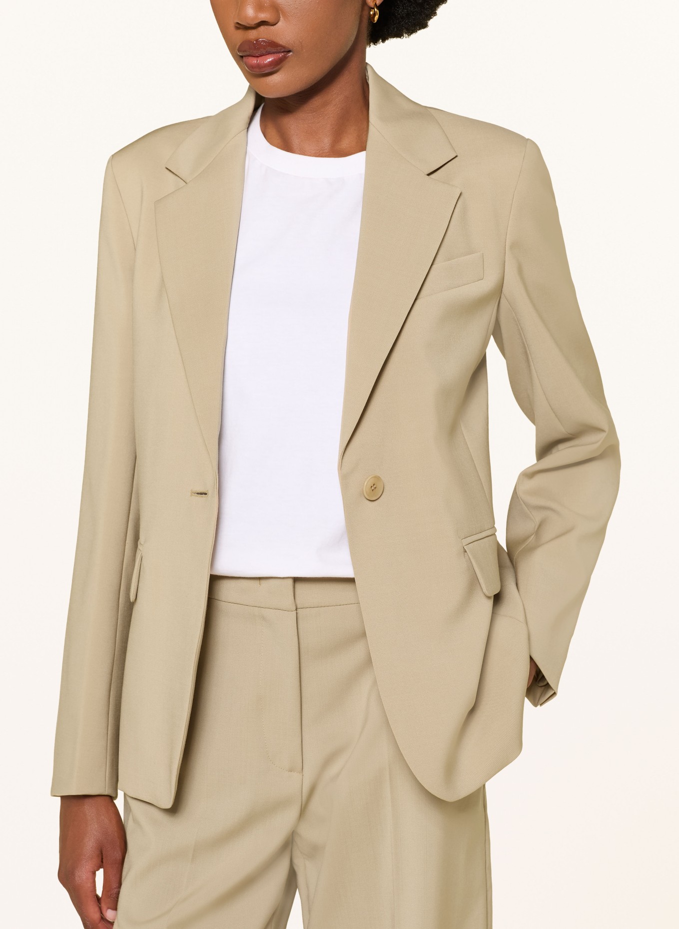 WEEKEND Max Mara Blazer LAMINE: BEIGE