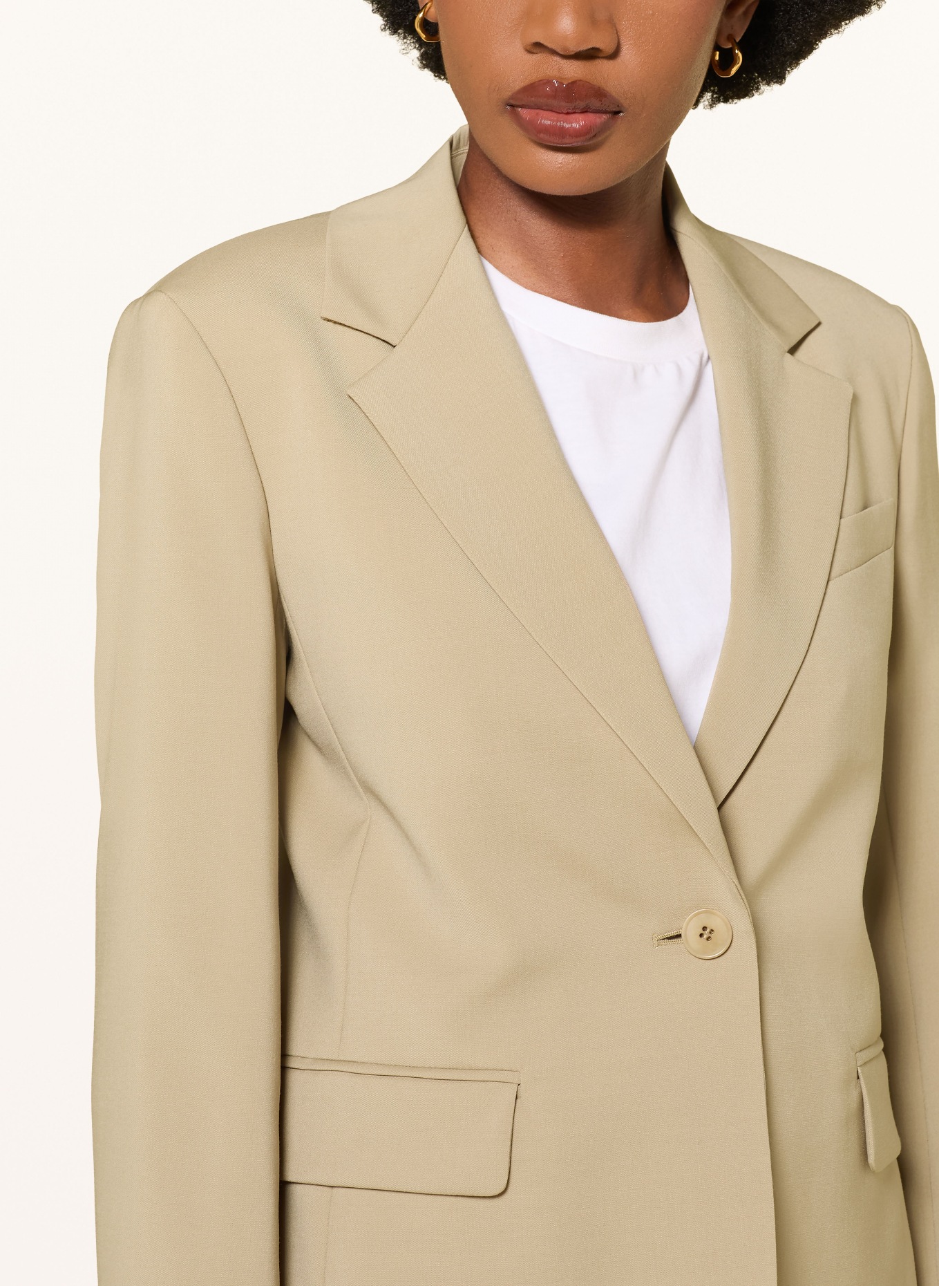 WEEKEND Max Mara Blazer LAMINE: BEIGE