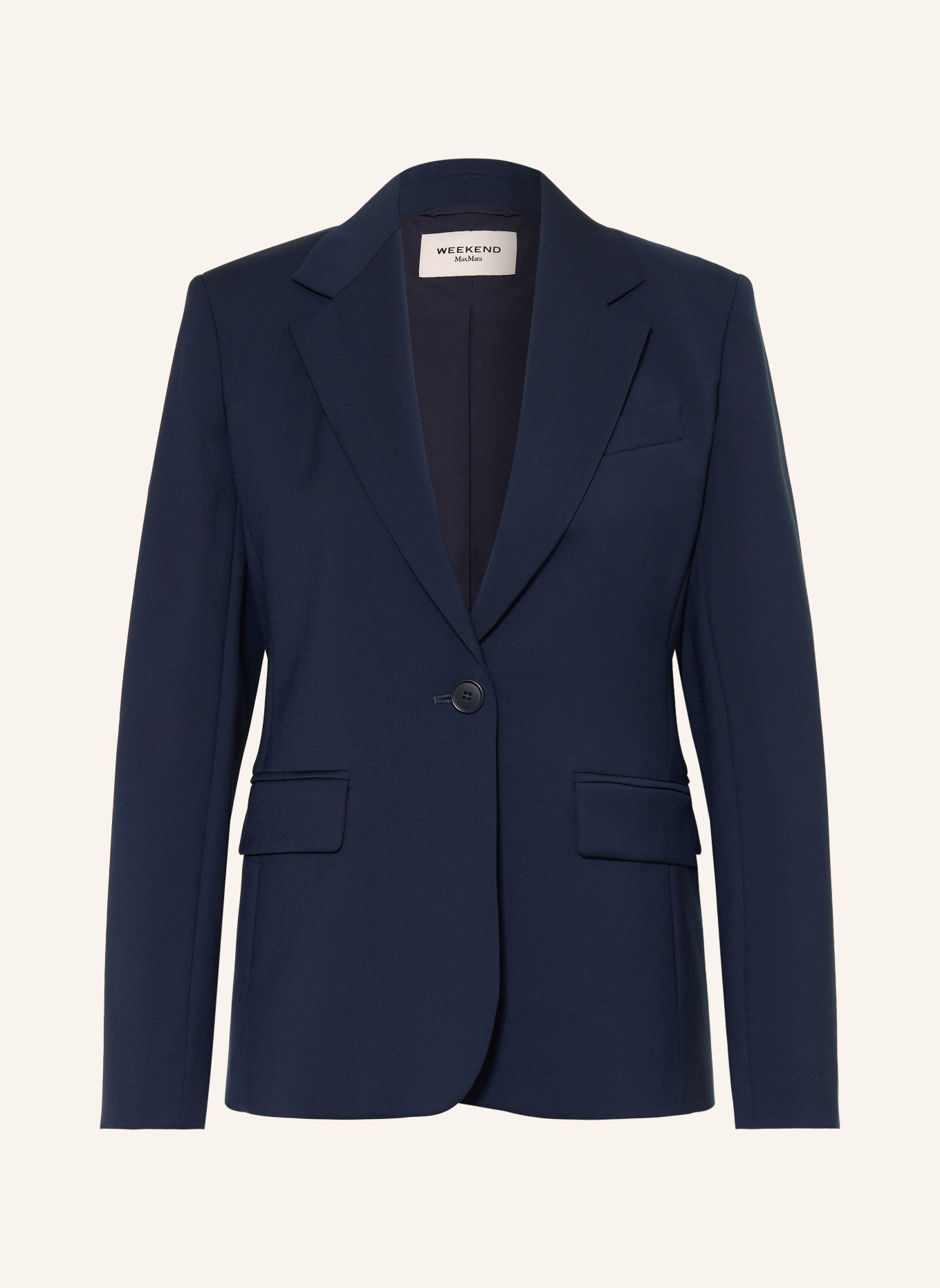 WEEKEND Max Mara Blazer LAMINE: DUNKELBLAU