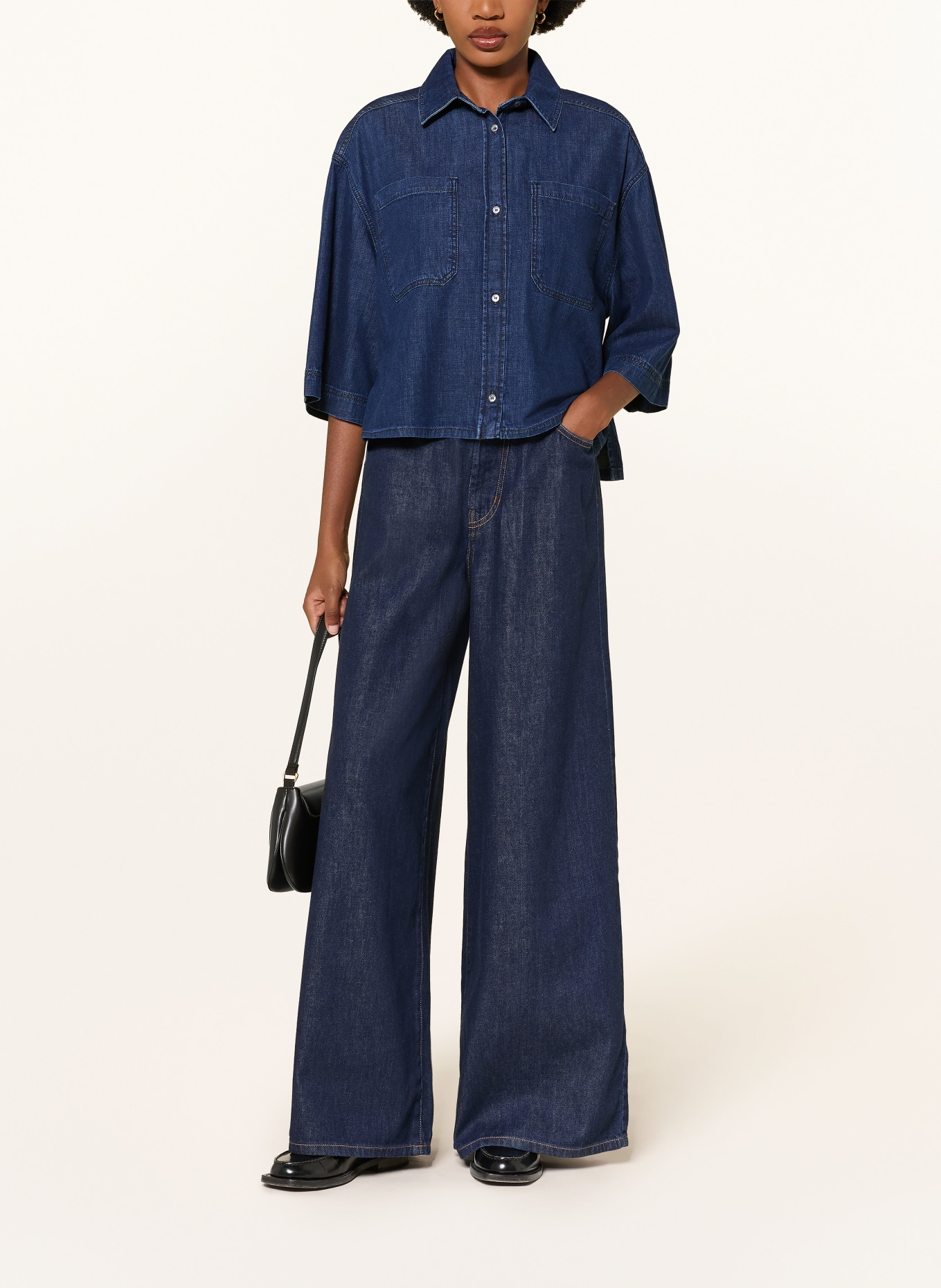 WEEKEND Max Mara Jeansbluse ZANNATA: 001 NAVY