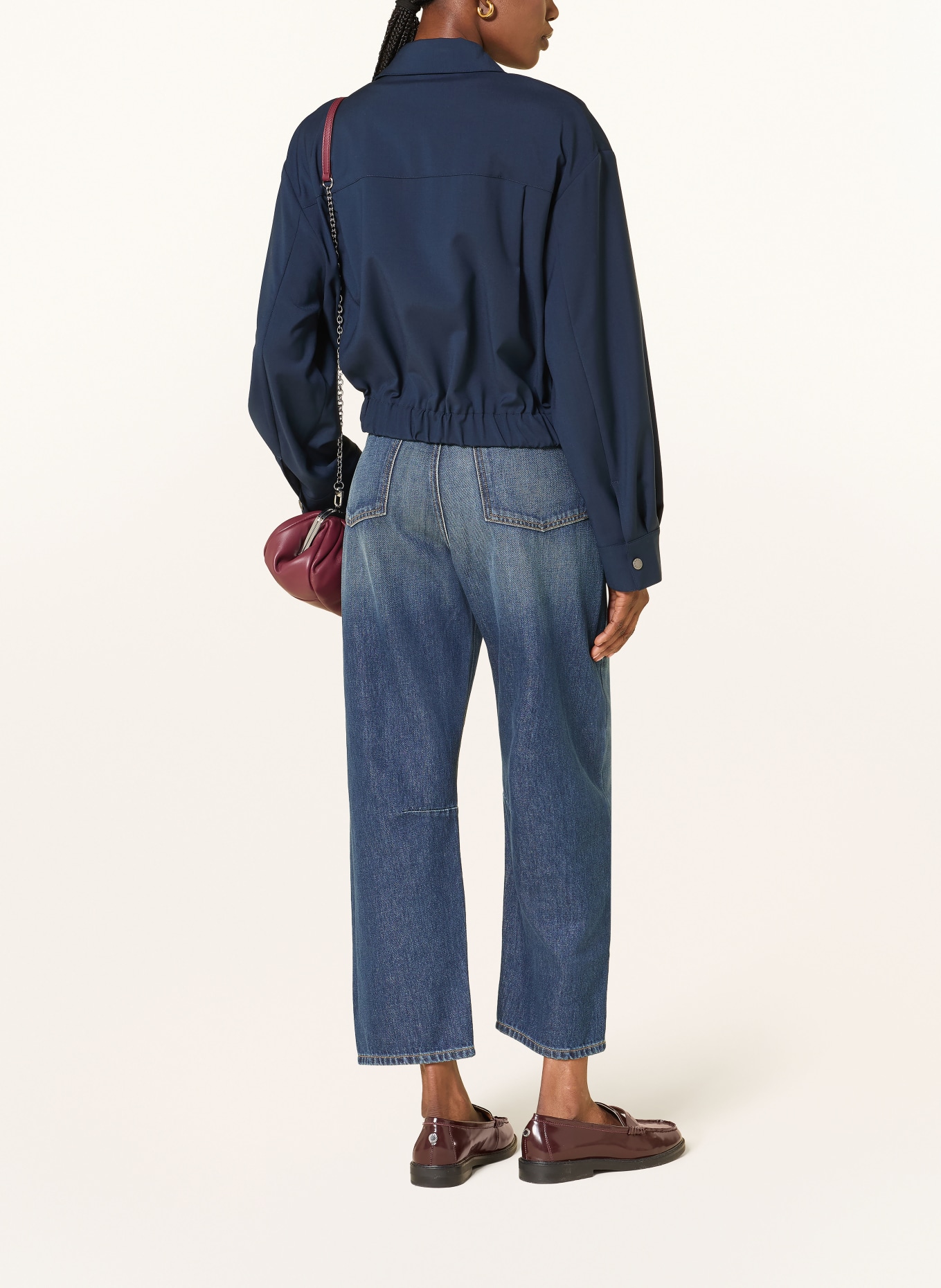 WEEKEND Max Mara Barrel-leg jeans CADUCA: 004 NAVY