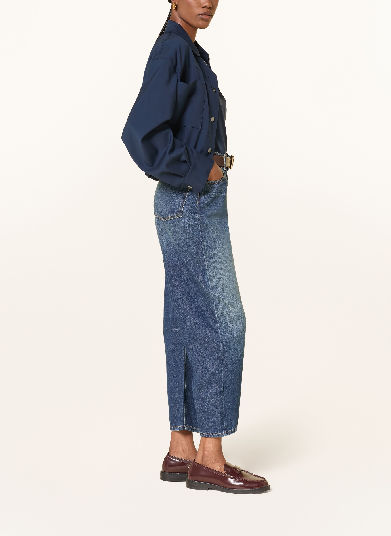 WEEKEND Max Mara Barrel-leg jeans CADUCA: 004 NAVY