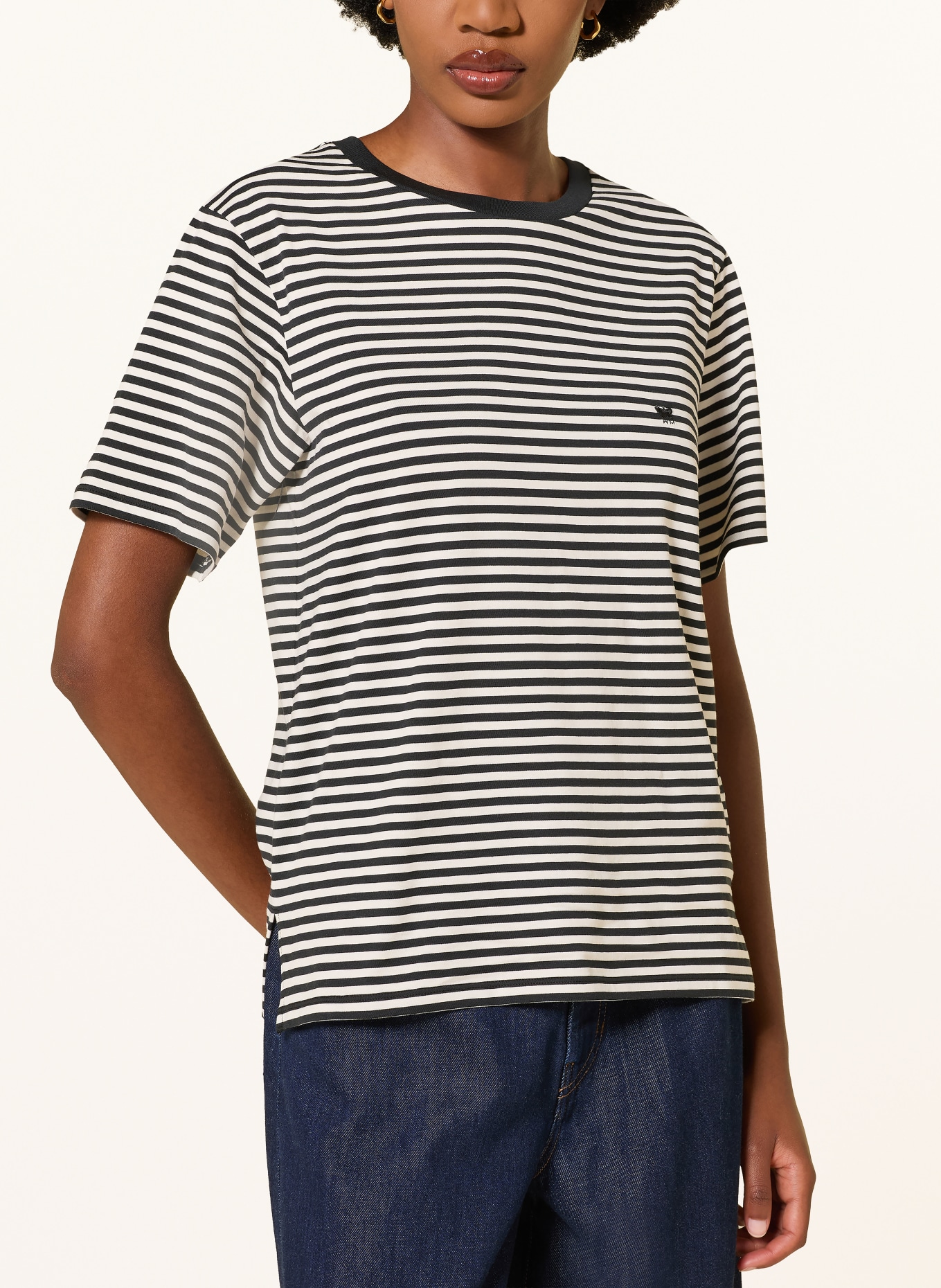 WEEKEND Max Mara T-shirt VENACO: ZWART / WIT