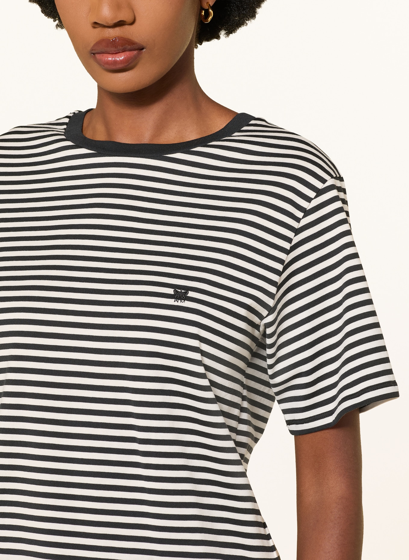WEEKEND Max Mara T-shirt VENACO: ZWART / WIT