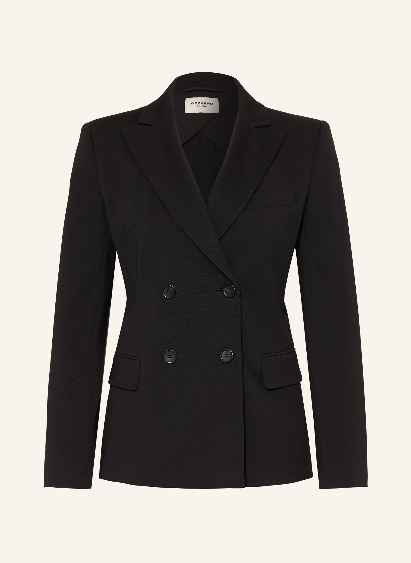 WEEKEND Max Mara Jerseyový blejzr COLIBRI: ČERNÁ
