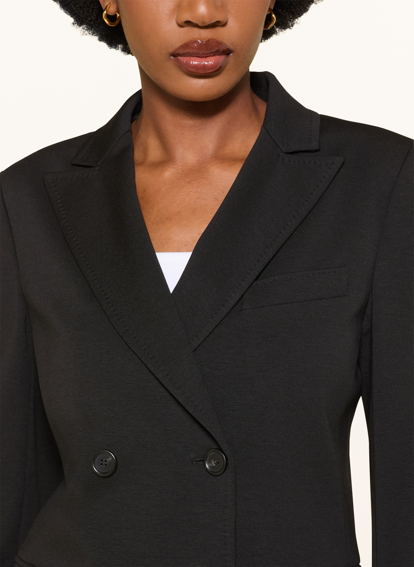 WEEKEND Max Mara Jerseyový blejzr COLIBRI: ČERNÁ