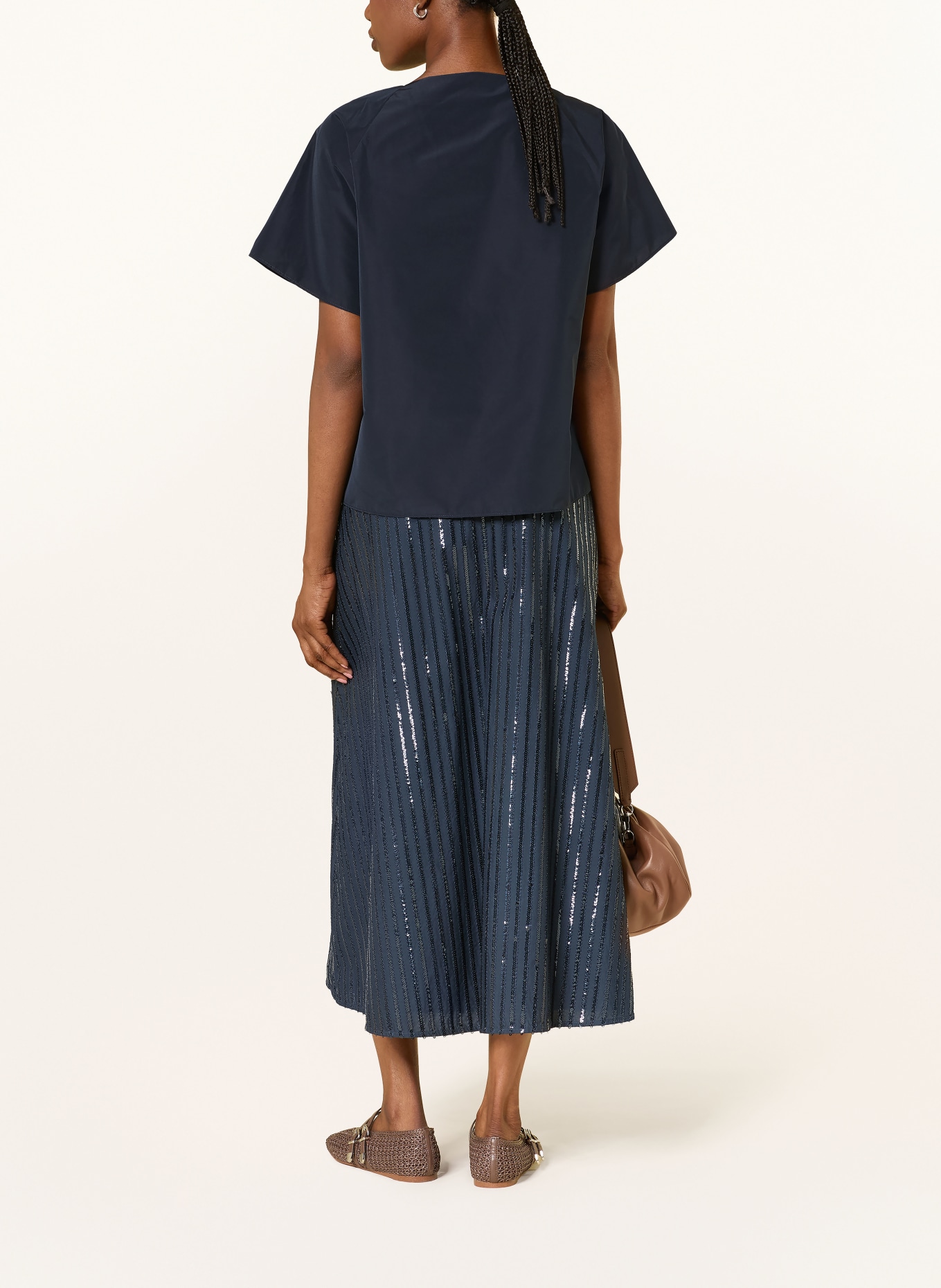 WEEKEND Max Mara Bluzka RECENTE: GRANATOWY