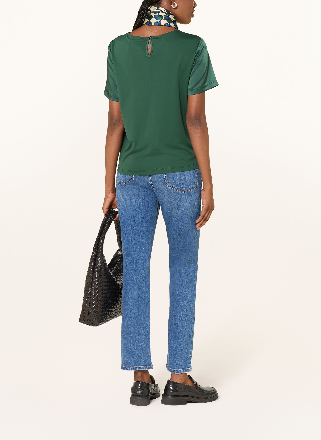 WEEKEND Max Mara Chemisier GIRLBERT en mélange de matières: GROEN