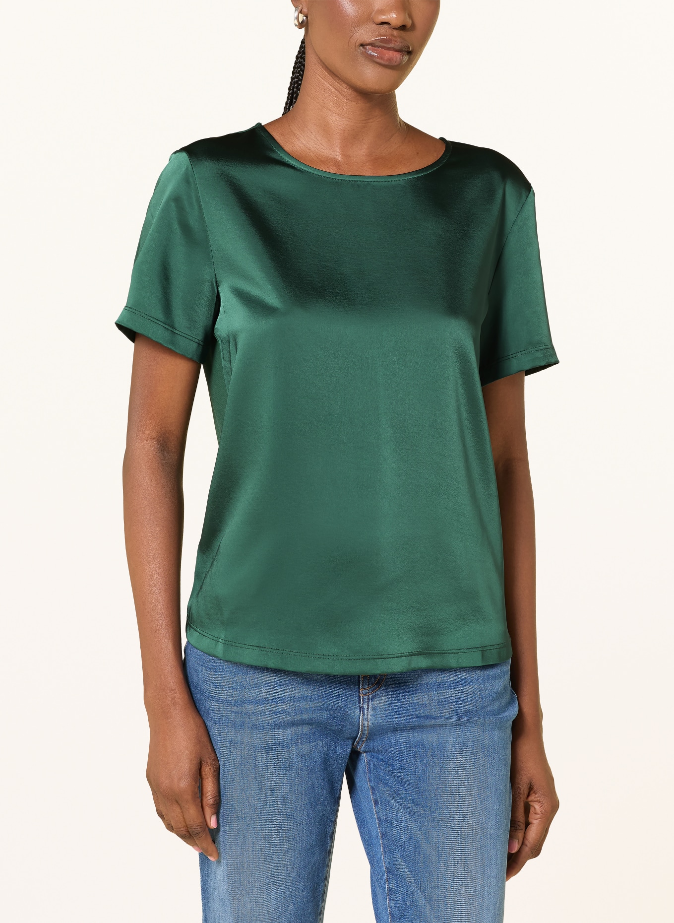 WEEKEND Max Mara Chemisier GIRLBERT en mélange de matières: GROEN