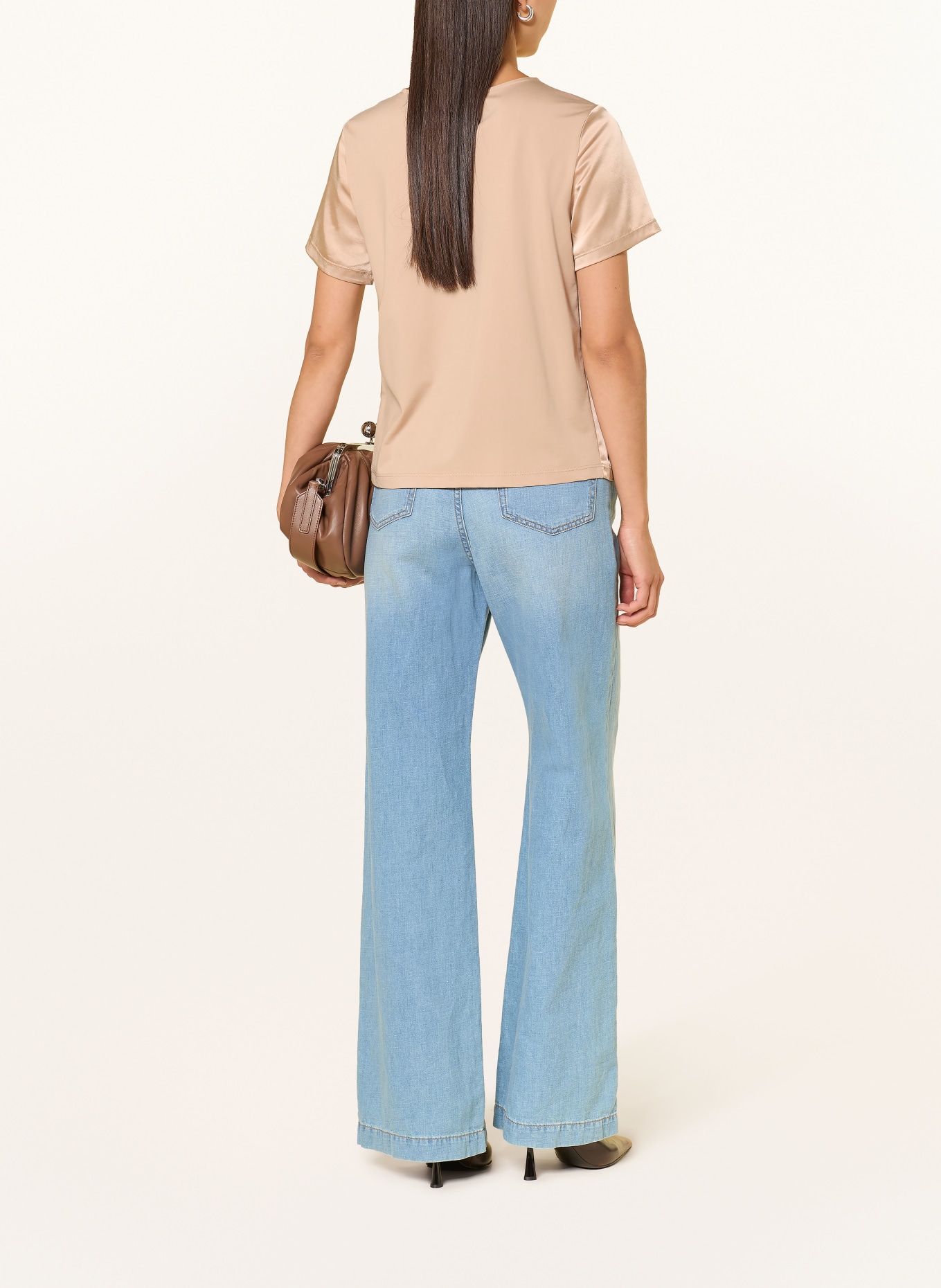 WEEKEND Max Mara Chemisier GIRLBERT en mélange de matières: ROSÉ