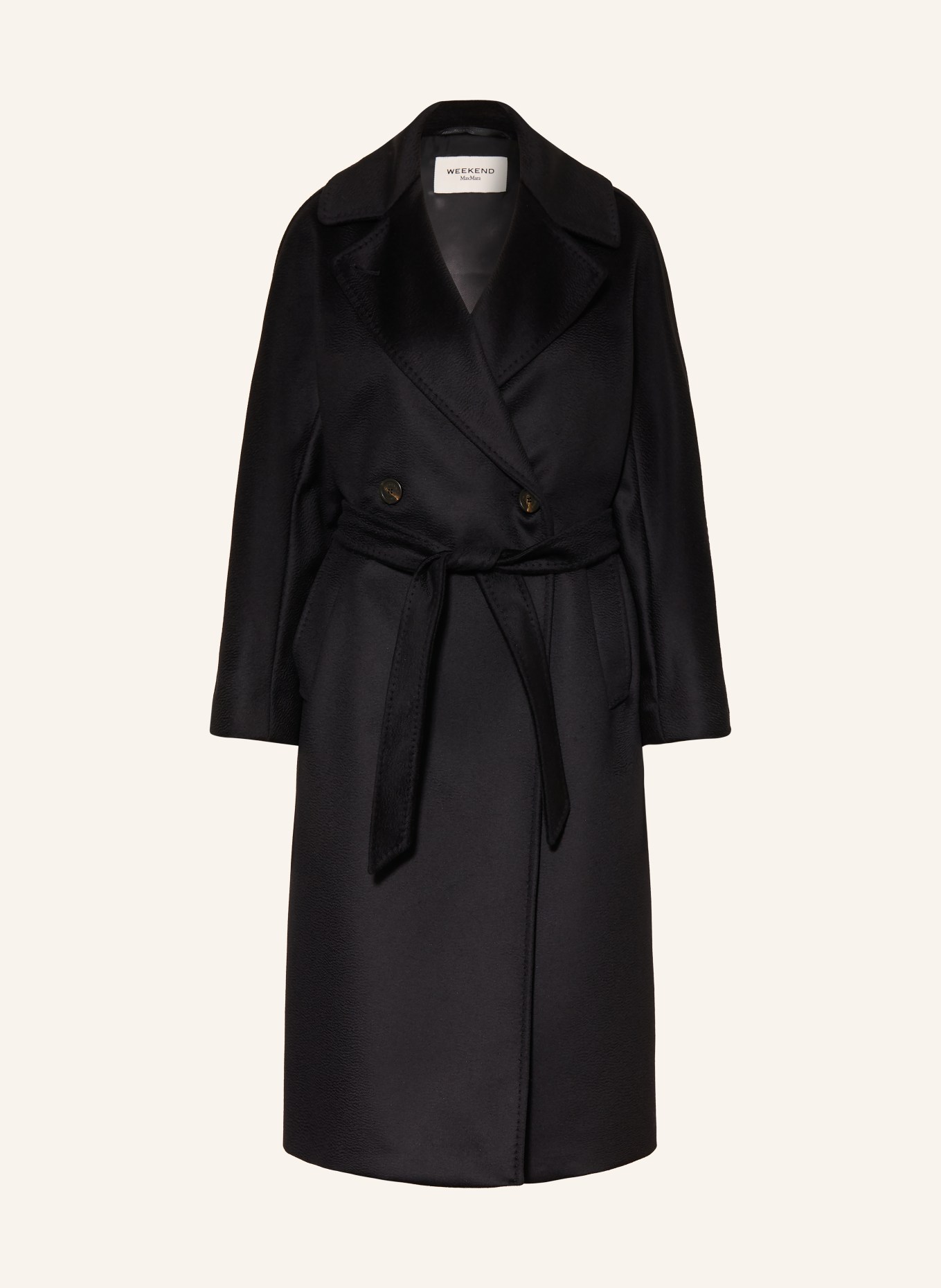 WEEKEND Max Mara Wollmantel RESINA: SCHWARZ