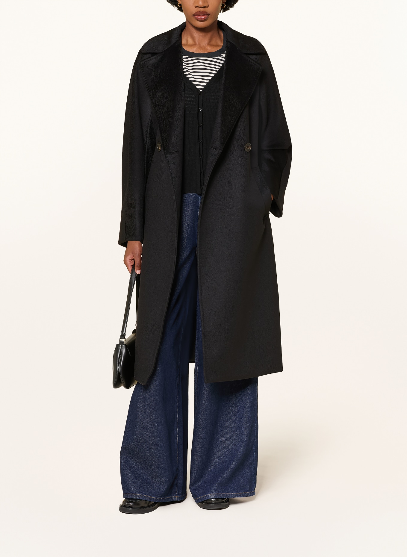 WEEKEND Max Mara Wollmantel RESINA: SCHWARZ