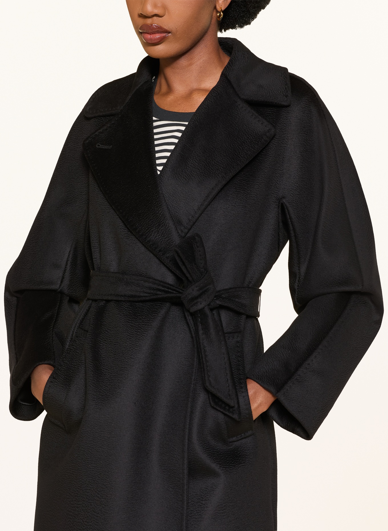 WEEKEND Max Mara Wollmantel RESINA: SCHWARZ