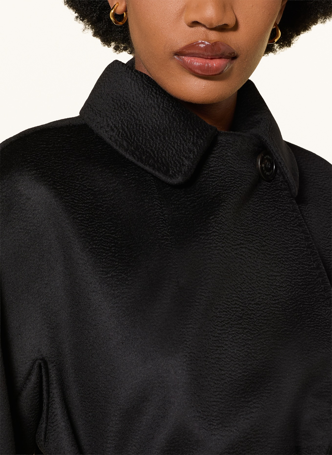 WEEKEND Max Mara Wollmantel RESINA: SCHWARZ