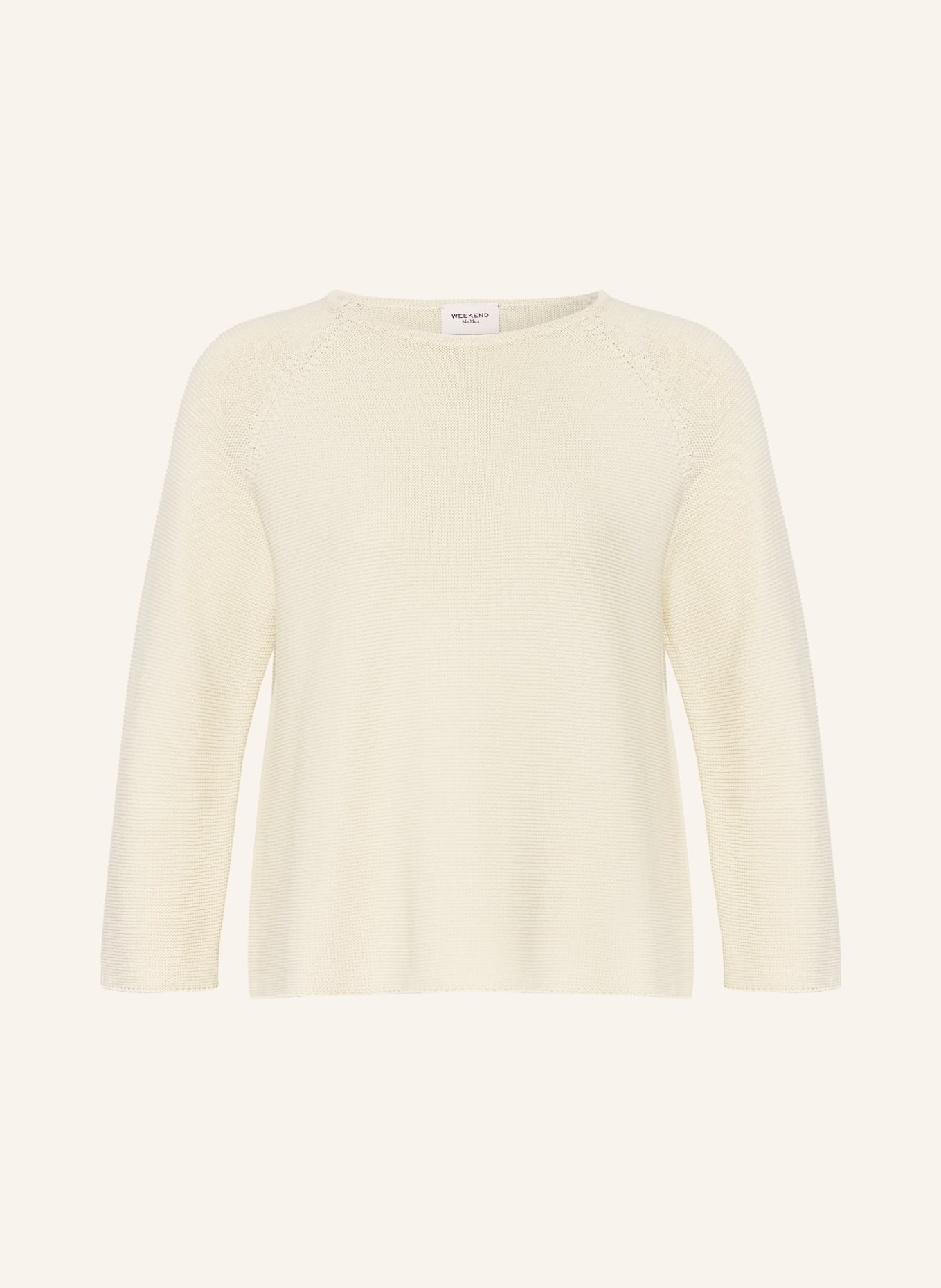 WEEKEND Max Mara ADDOTTO-trui met 3/4-mouwen: ECRU