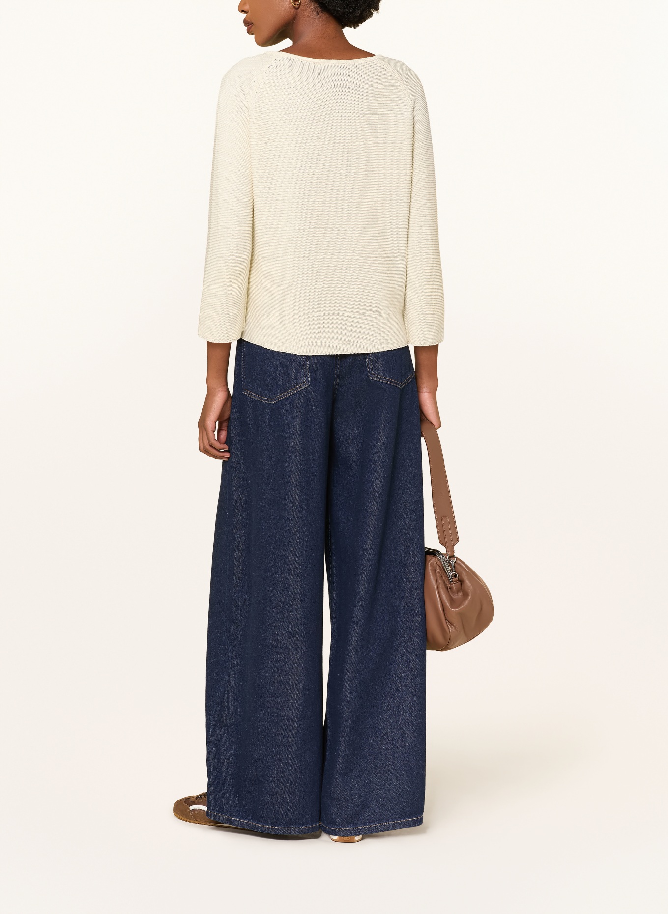 WEEKEND Max Mara ADDOTTO-trui met 3/4-mouwen: ECRU