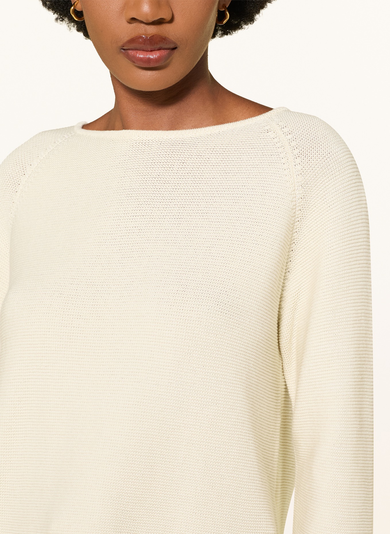 WEEKEND Max Mara ADDOTTO-trui met 3/4-mouwen: ECRU